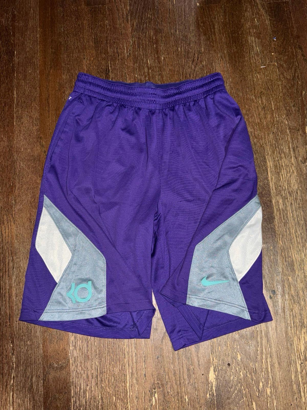 Nike Y2K Nike KD Mesh Basketball Hoop Shorts Purple Rare Sz M Size US 32 / EU 48 - 2 Thumbnail