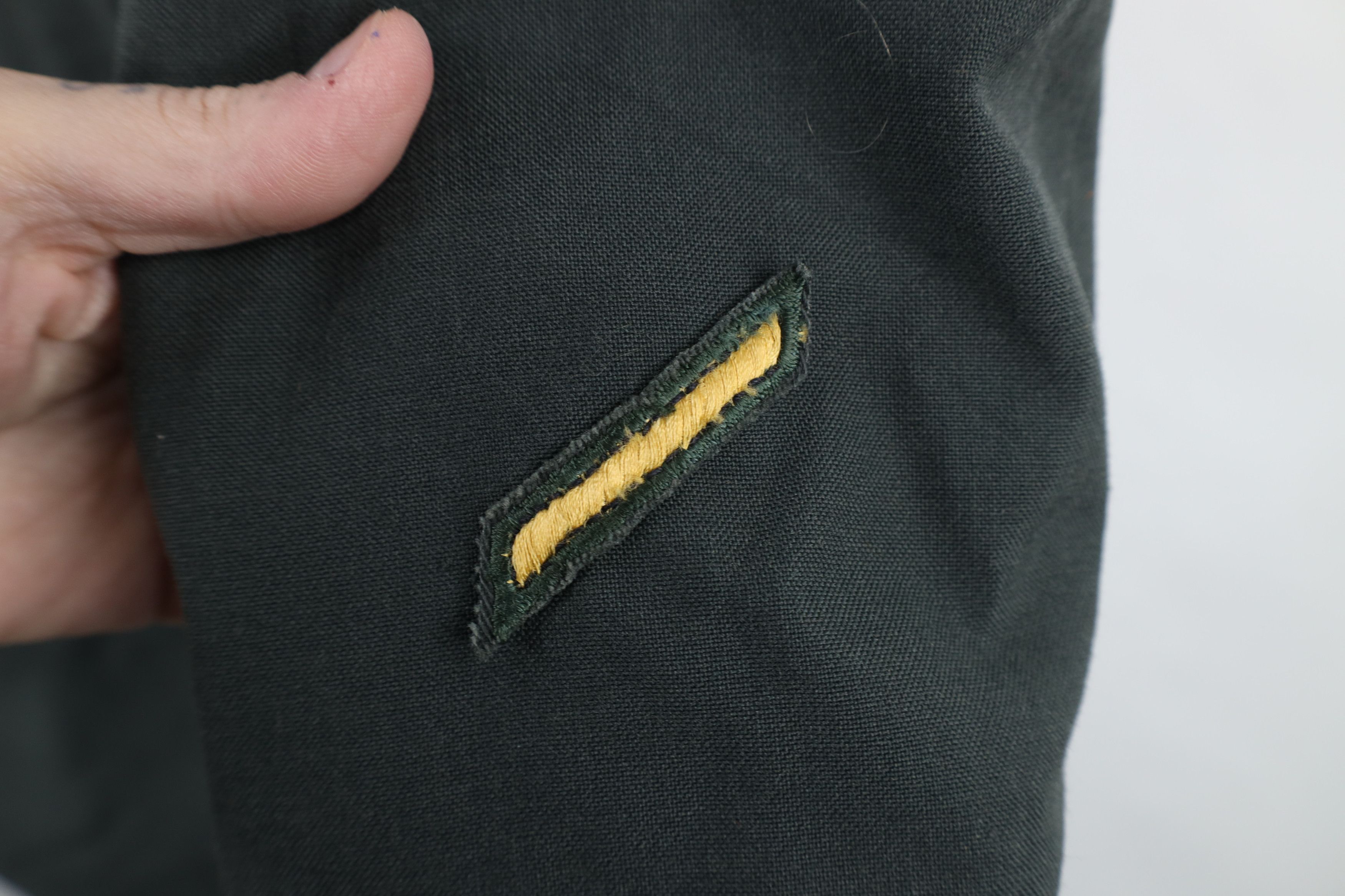 Vintage Vintage 70s Vietnam War AG-344 Officer Coat Jacket Green USA Size US L / EU 52-54 / 3 - 5 Thumbnail