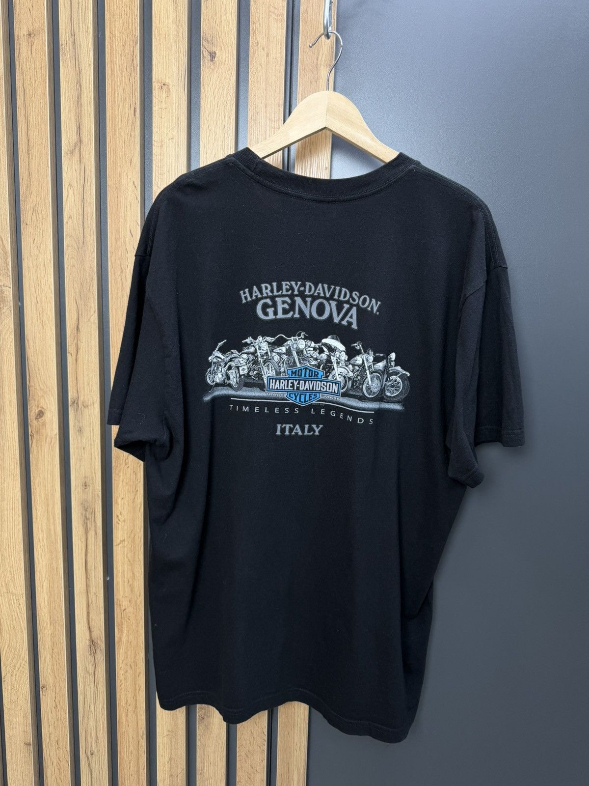 Harley Davidson Harley Davidson Genova Italy Skull Ride Free T Shirt XL USA Size US XL / EU 56 / 4 - 9 Thumbnail