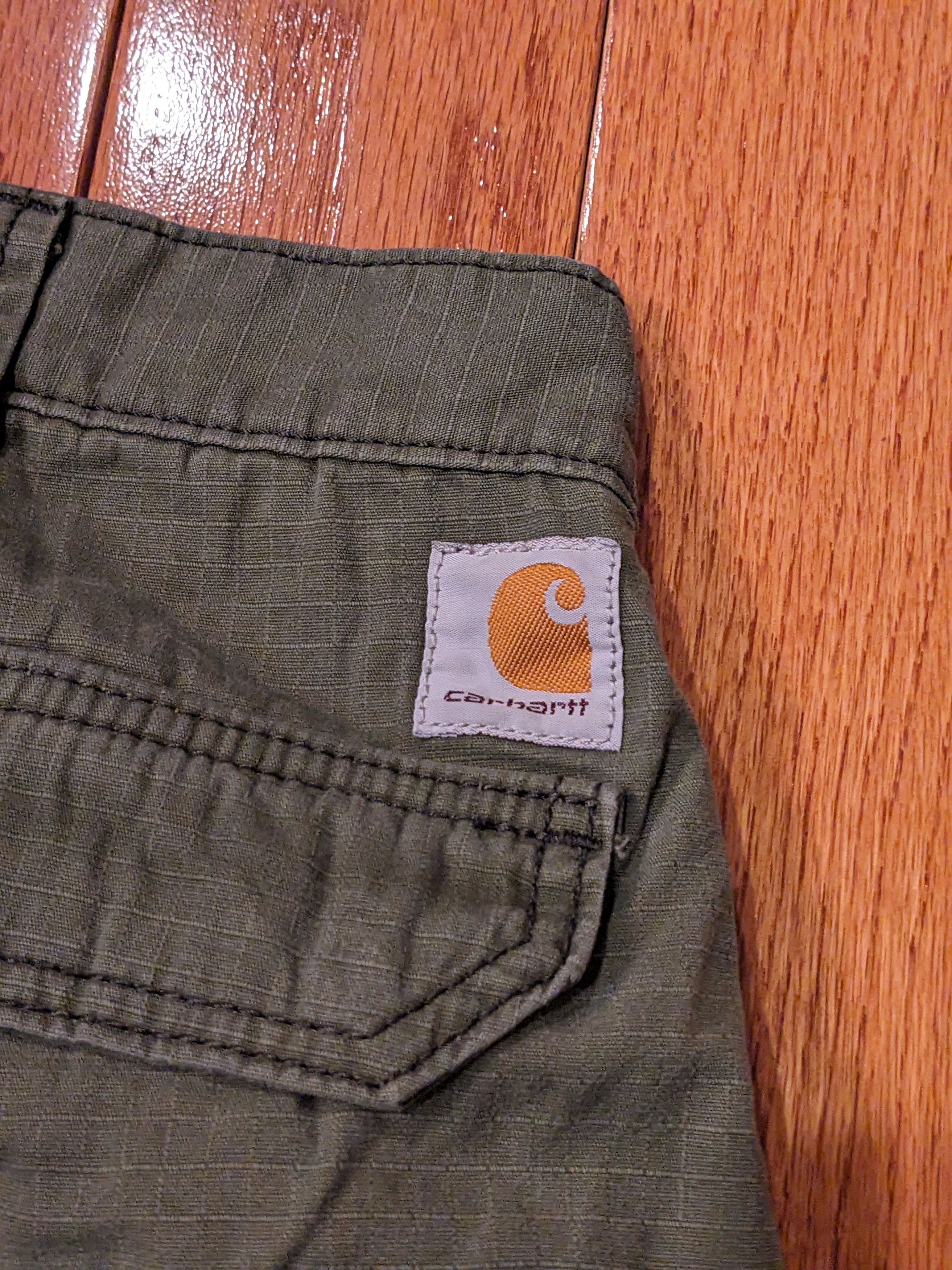 Carhartt × Vintage Vintage Carhartt 40 x 32 Relaxed Fit Green Pants Size US 40 / EU 56 - 2 Thumbnail