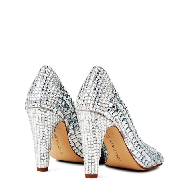 Bottega Veneta Bottega Veneta Slip-On Pumps in Grey Size US 4 / IT 34 - 4 Thumbnail
