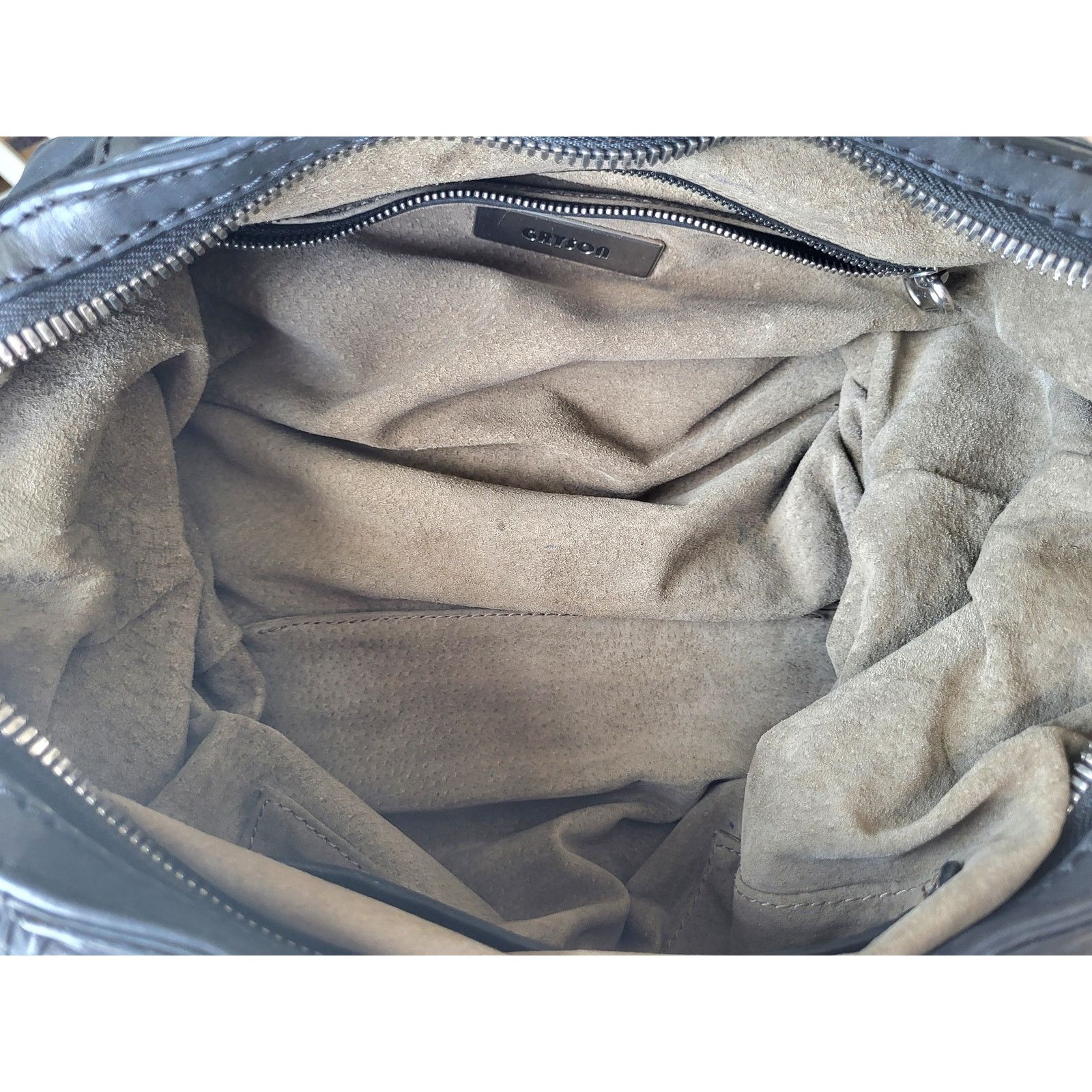 Other Joy Gryson SKY Italy Handbag Tote Convertible Black Leather Size ONE SIZE - 12 Thumbnail