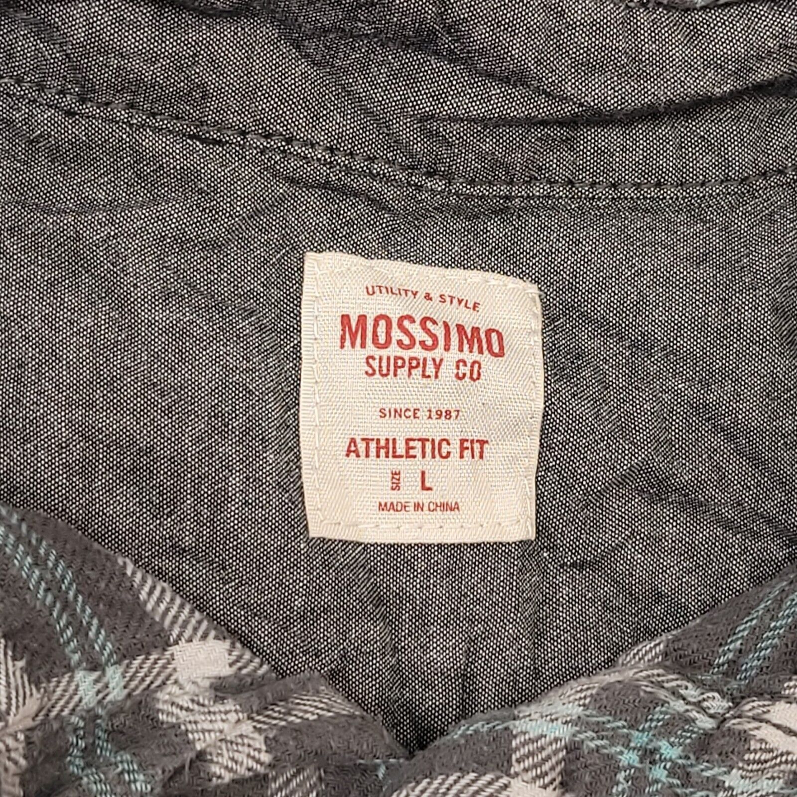 Mossimo Mossimo Tartan Flannel Shirt Mens Size Large L Gray White Size US L / EU 52-54 / 3 - 3 Thumbnail