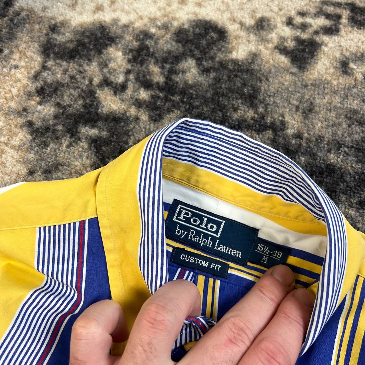 Polo Ralph Lauren Polo Ralph Lauren Luxury Mini Logo Striped Button Up Shirt Size US M / EU 48-50 / 2 - 5 Thumbnail