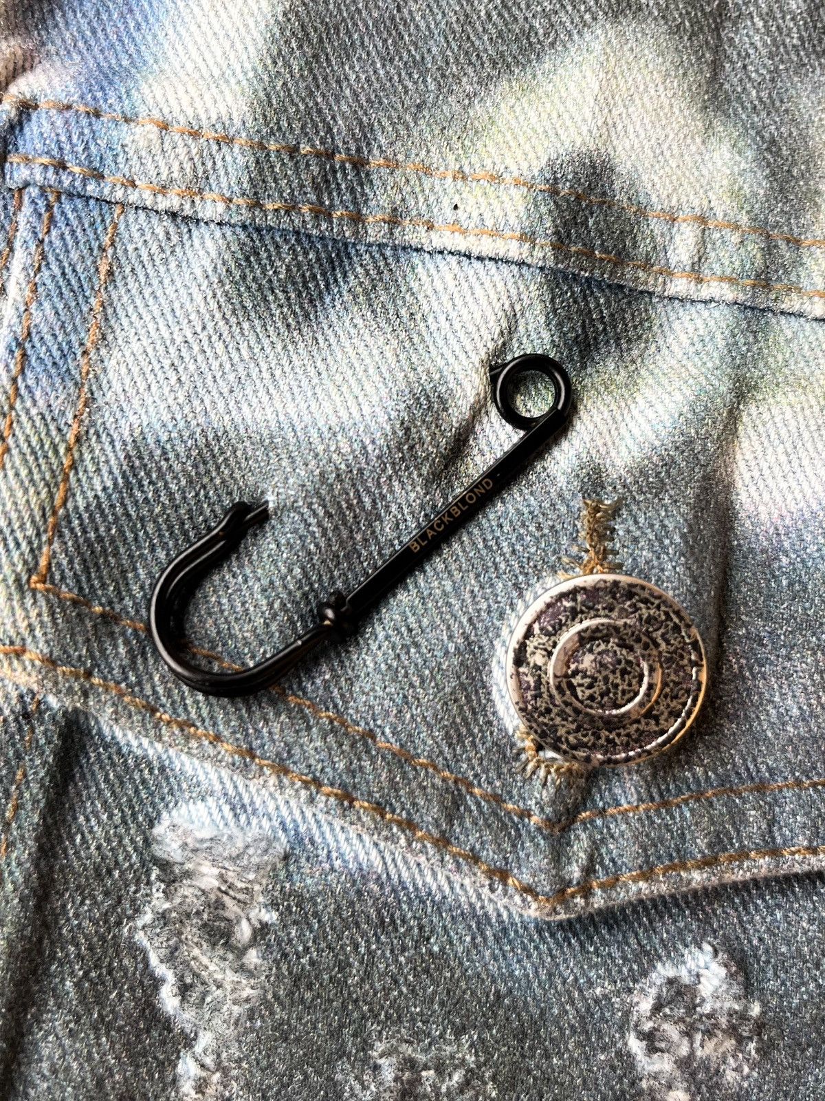 Japanese Brand Blackblond 2019SS Int. 3rd Collection “Innocent Crime” Denim Size US L / EU 52-54 / 3 - 9 Thumbnail