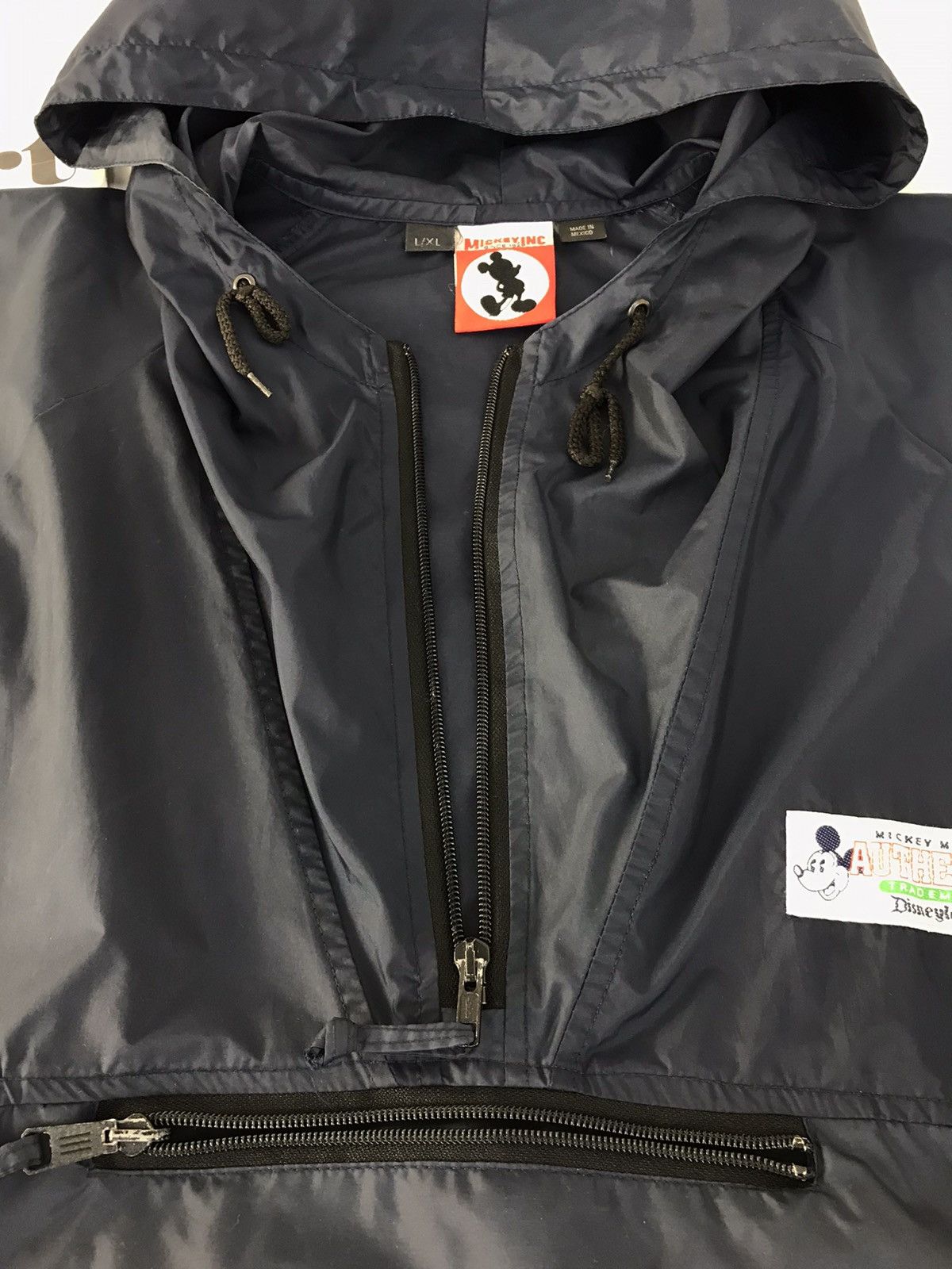 Disney × Mickey Mouse Vintage Windbreaker Mickey Mouse Half Zipper Hoodie Size US XL / EU 56 / 4 - 5 Thumbnail