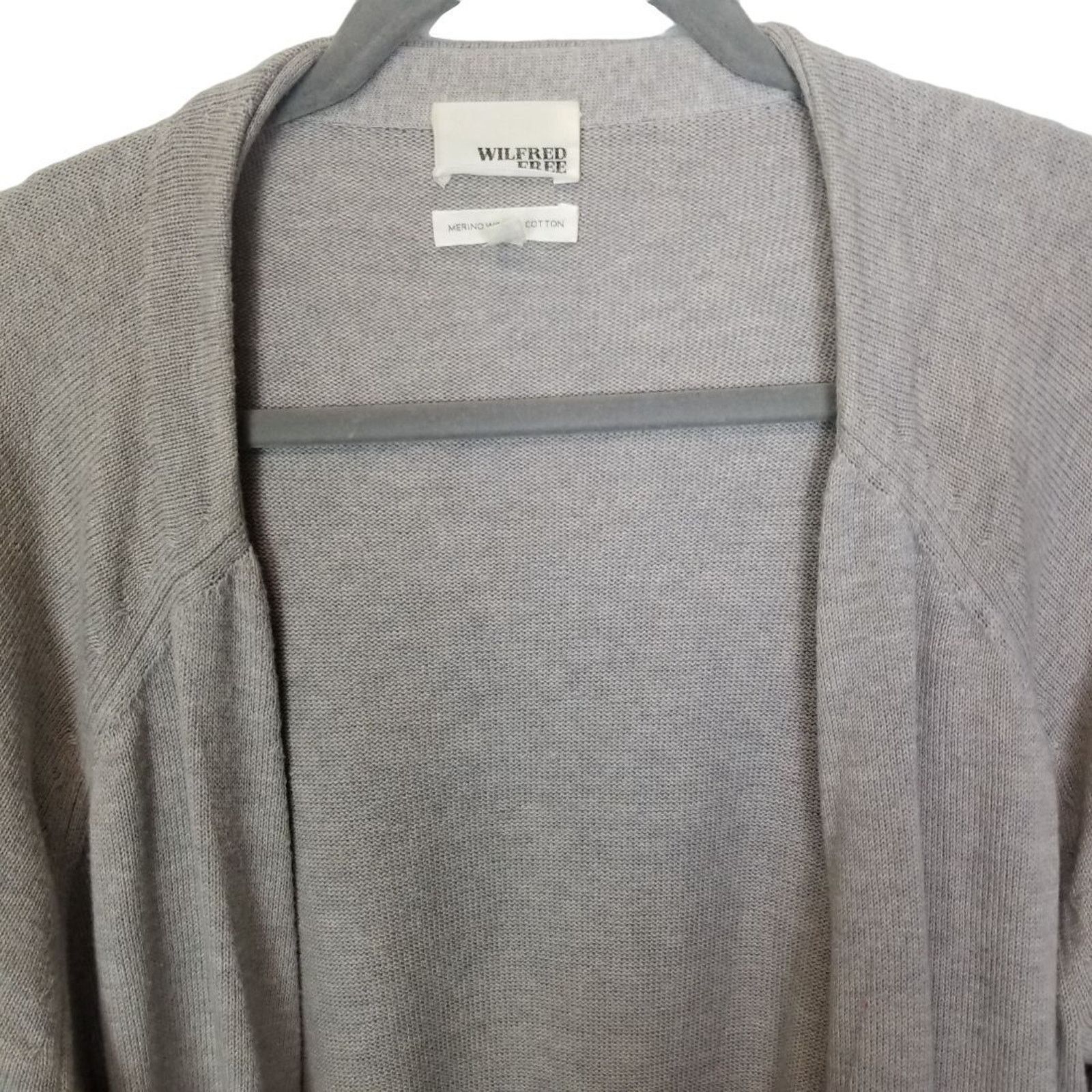 Aritzia Aritzia Wilfred Free Wool Cotton Sweater Cardigan Sz M Size M / US 6-8 / IT 42-44 - 2 Thumbnail