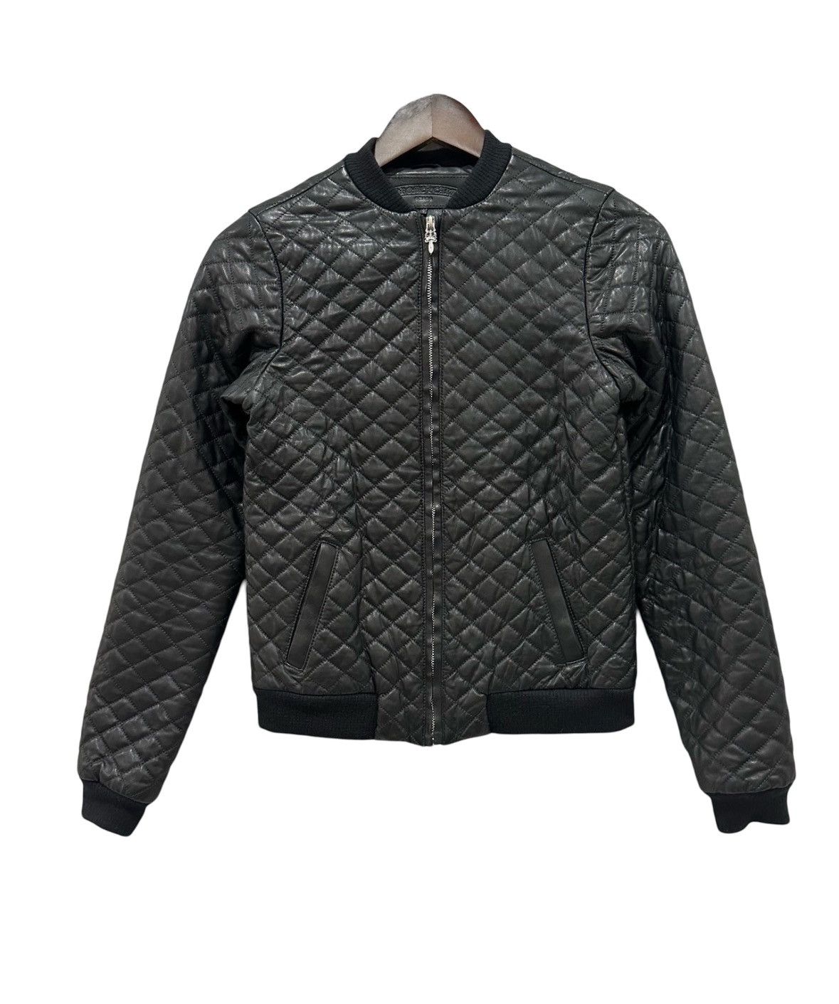 Chrome Hearts Quilted Leather bomber jacket Size S / US 4 / IT 40 - 1 Thumbnail