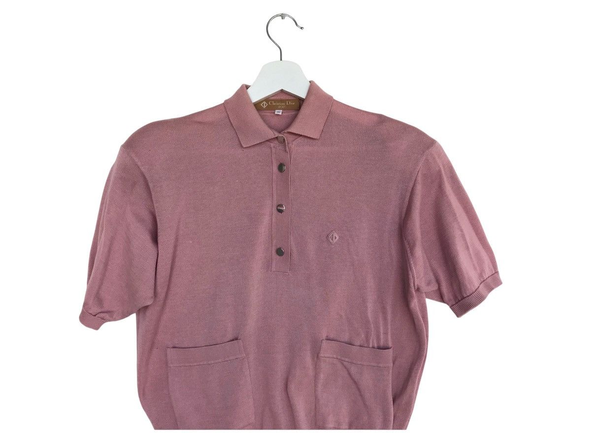 Christian Dior Monsieur Vintage CHRISTIAN DIOR sport collar embroidery polos Size M / US 6-8 / IT 42-44 - 2 Thumbnail
