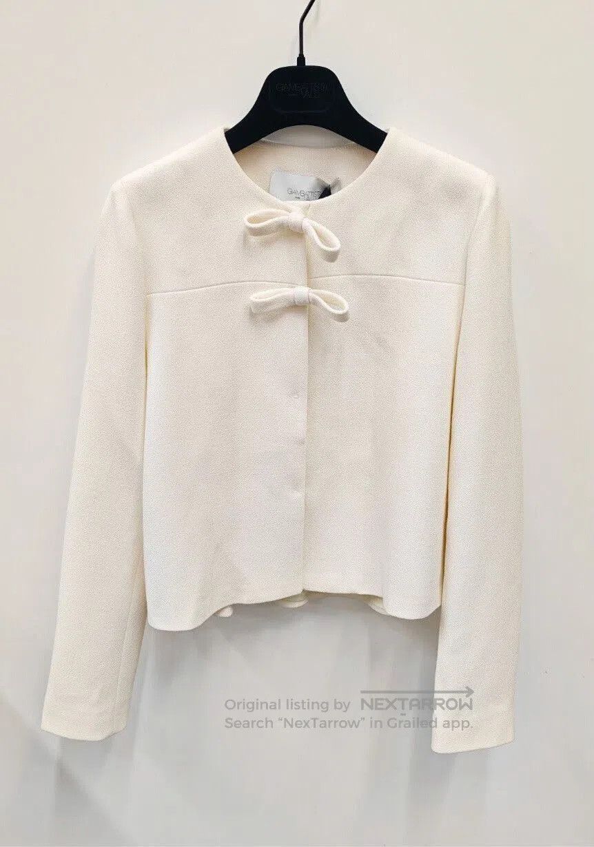 Giambattista Valli Gianbatista Valli Bow Short Jacket. Size M / US 6-8 / IT 42-44 - 1 Thumbnail