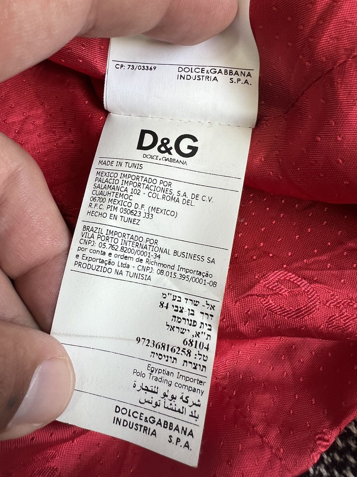 Dolce & Gabbana Dolce&Gabbana D&G tweed style Vintage Blazer Jacket Italy Size L / US 10 / IT 46 - 15 Thumbnail