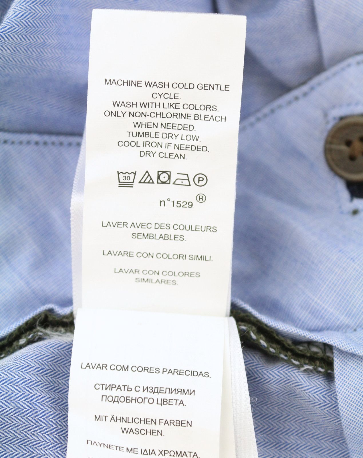 Ralph Lauren W28/L34 Brown Chino Slim Stretch Low Waist Trousers 87040 Size US 28 / EU 44 - 8 Thumbnail
