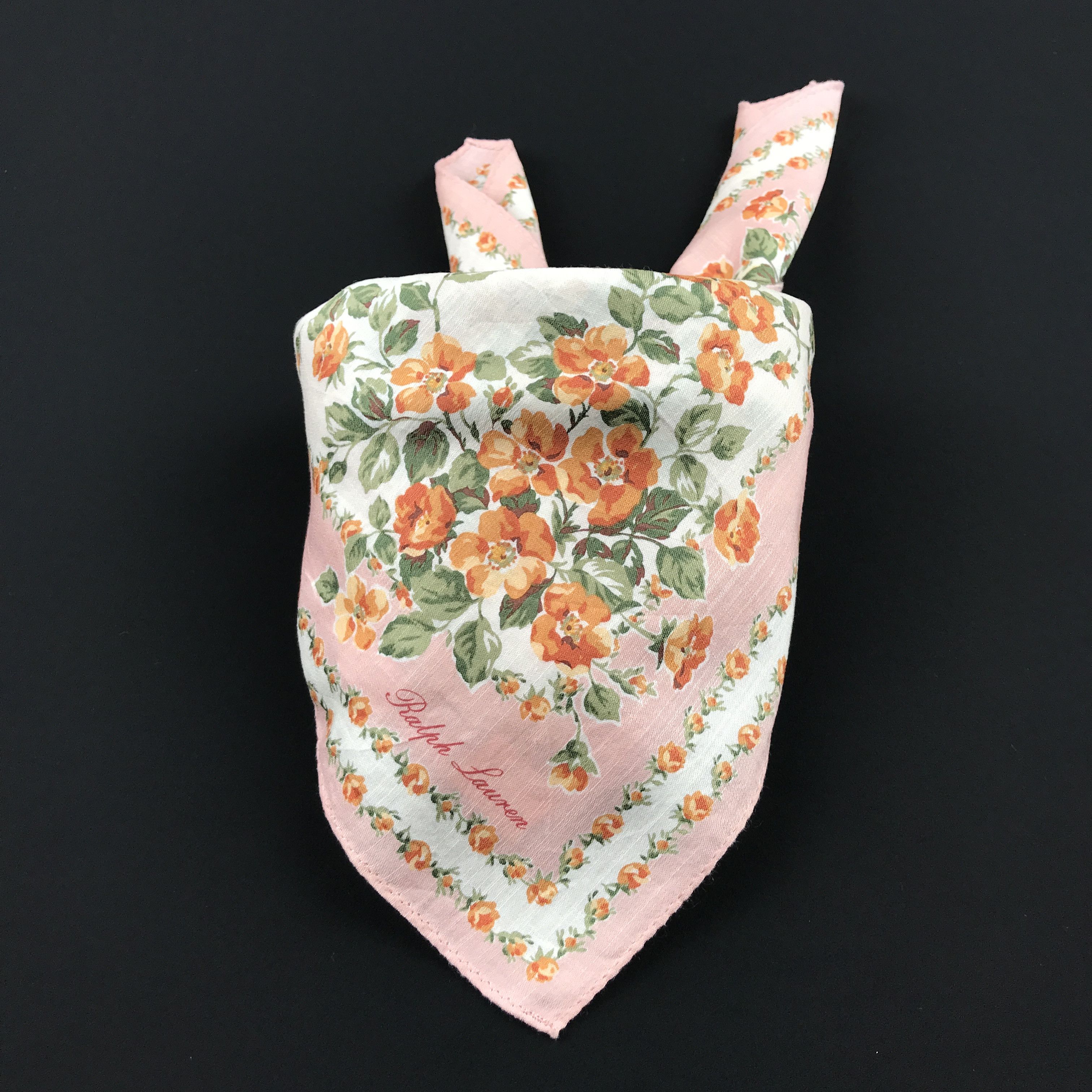 Designer × Ralph Lauren × Vintage Vintage Ralph Lauren Bandana Neckerchief Handkerchief Size ONE SIZE - 4 Thumbnail