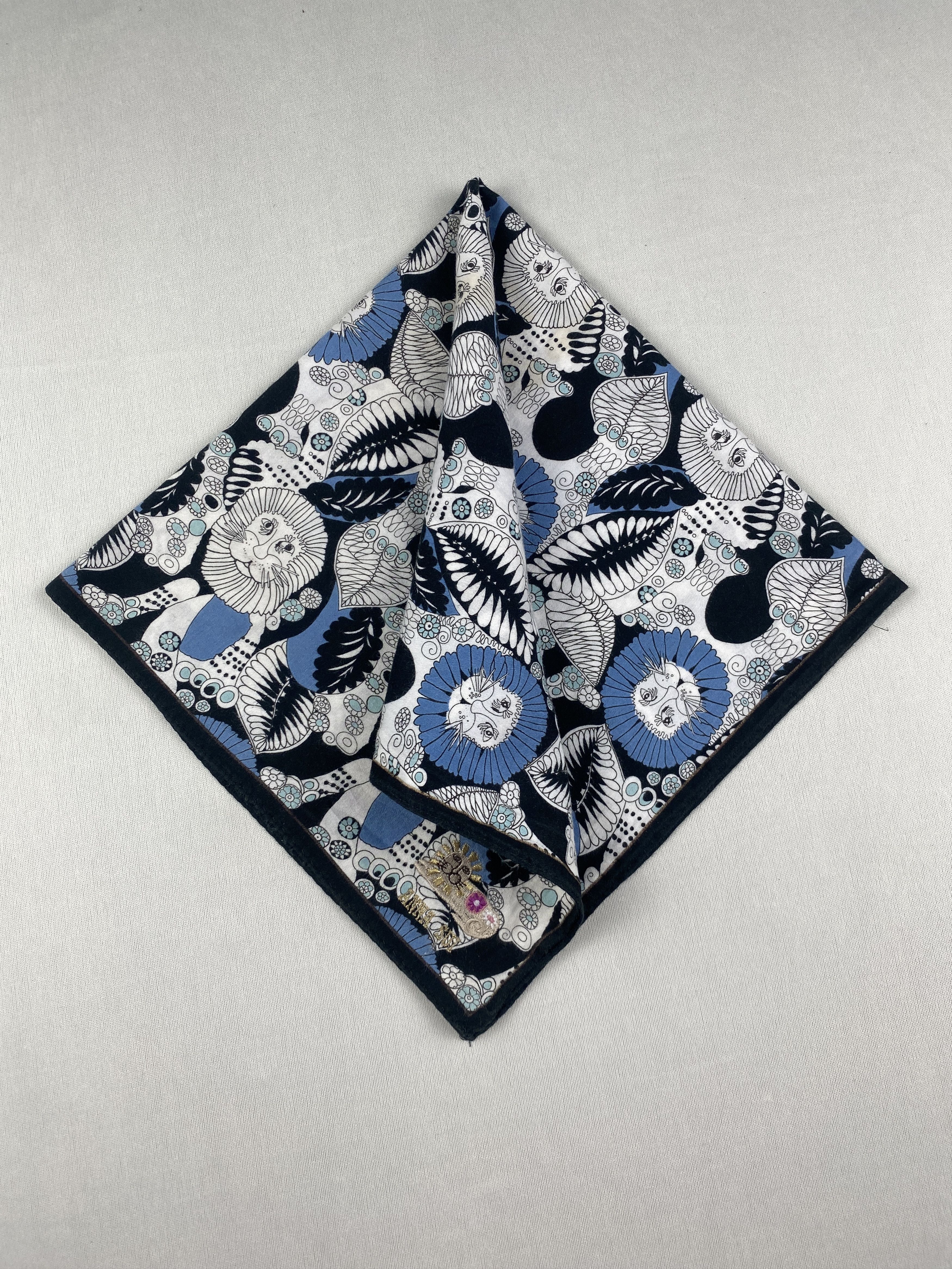 Japanese Brand Vintage Anna Sui Handkerchief Pocket Square Bandana HM0021 Size ONE SIZE - 2 Thumbnail