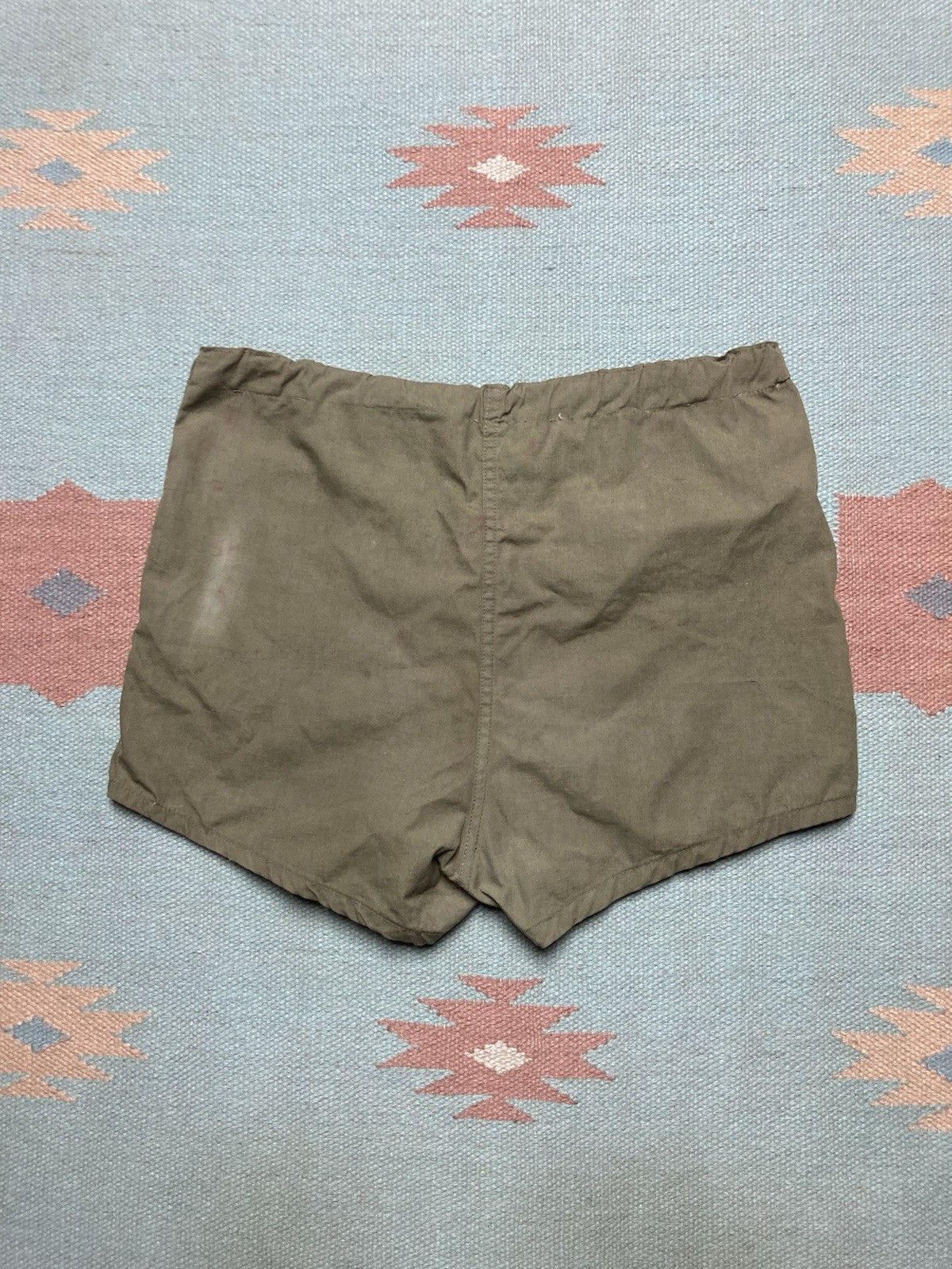 Vintage 1940s athletic shorts swim trunks? Military? WW2 cotton 31 Size US 31 - 6 Thumbnail