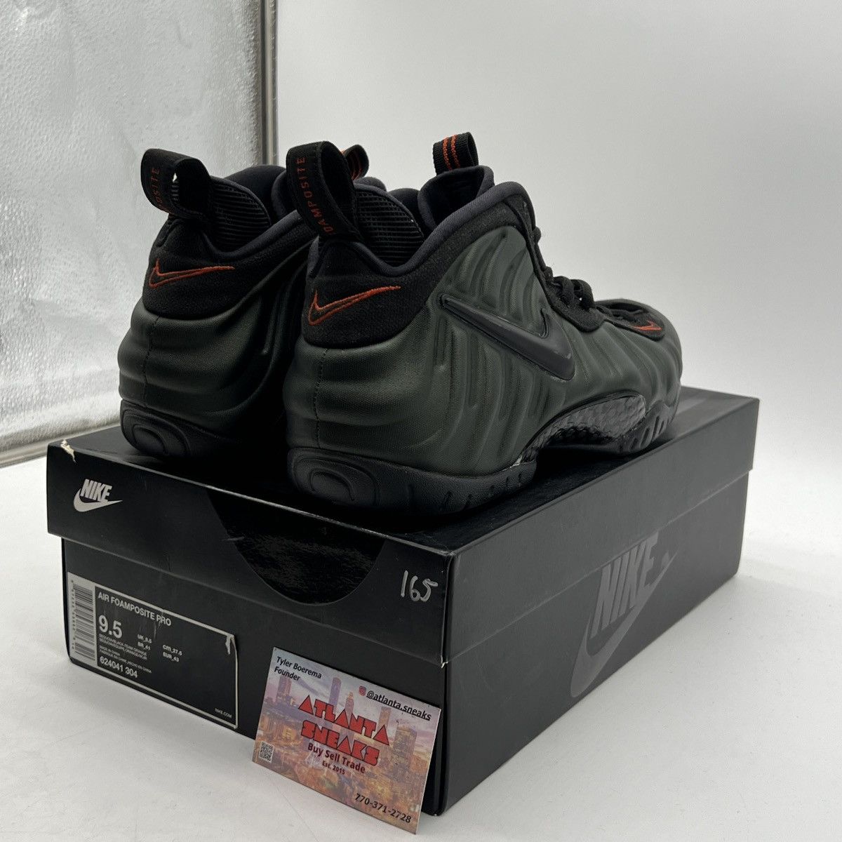 Nike Air Foamposite pro sequoia Size US 9.5 / EU 42-43 - 5 Thumbnail
