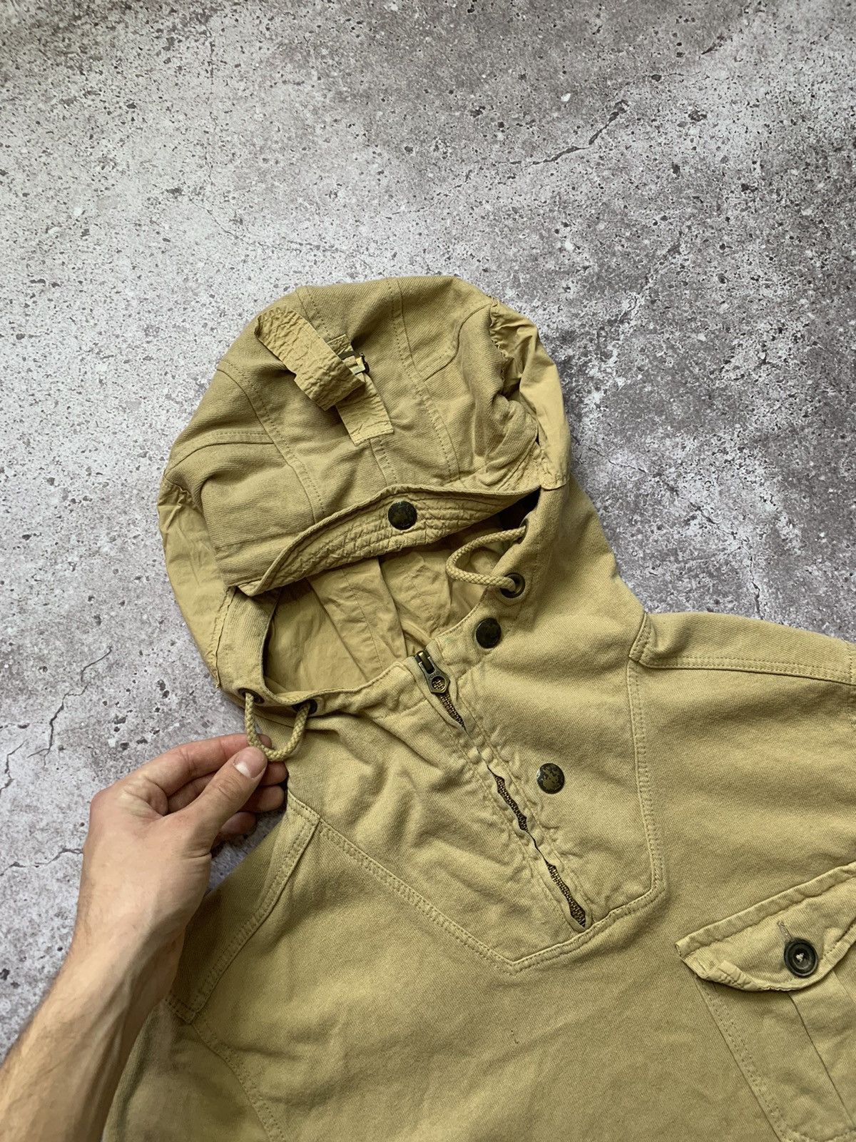 Polo Ralph Lauren Vintage Polo Ralph Lauren military Pocket hoodie 90’s Size US S / EU 44-46 / 1 - 3 Thumbnail