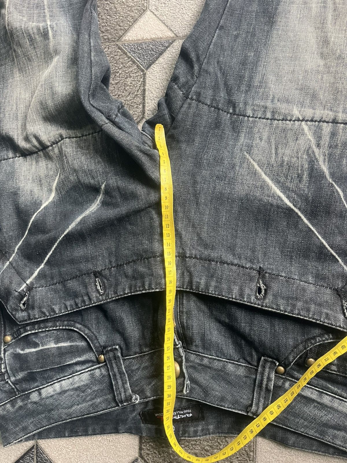 Kapital Rieton Studded distressed denim y2k style Size US 32 / EU 48 - 11 Thumbnail