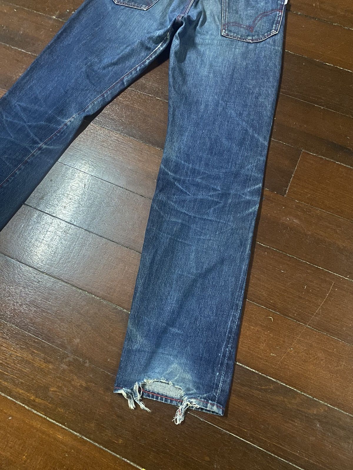 Studio D'Artisan studio d'artisan 480 tokushima denim selvedge distressed Size US 30 / EU 46 - 10 Thumbnail