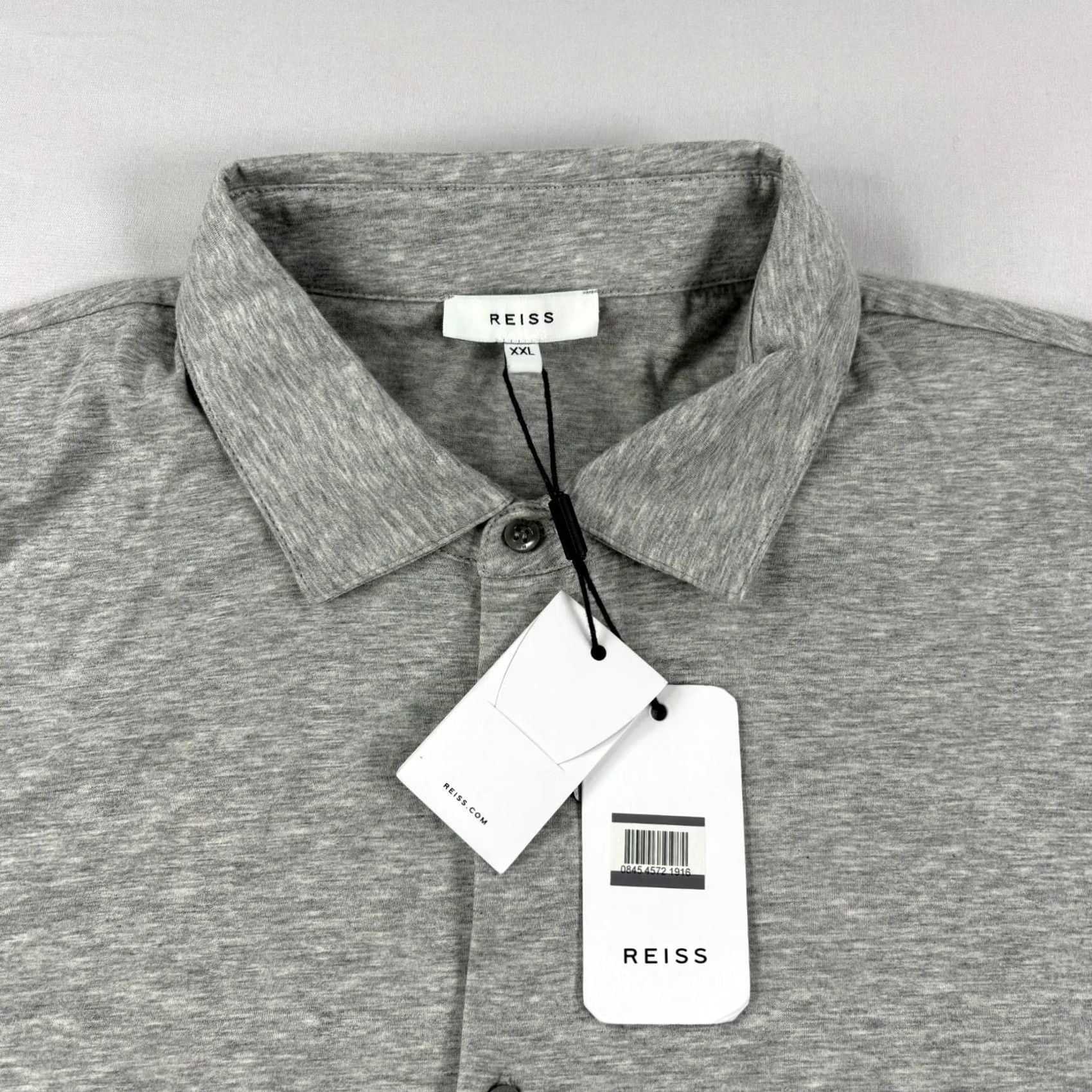 Reiss Reiss Shirt Mens 2XL Gray Button-Up Long Sleeve Hendon Stretch Casual NEW Size US XXL / EU 58 / 5 - 3 Thumbnail