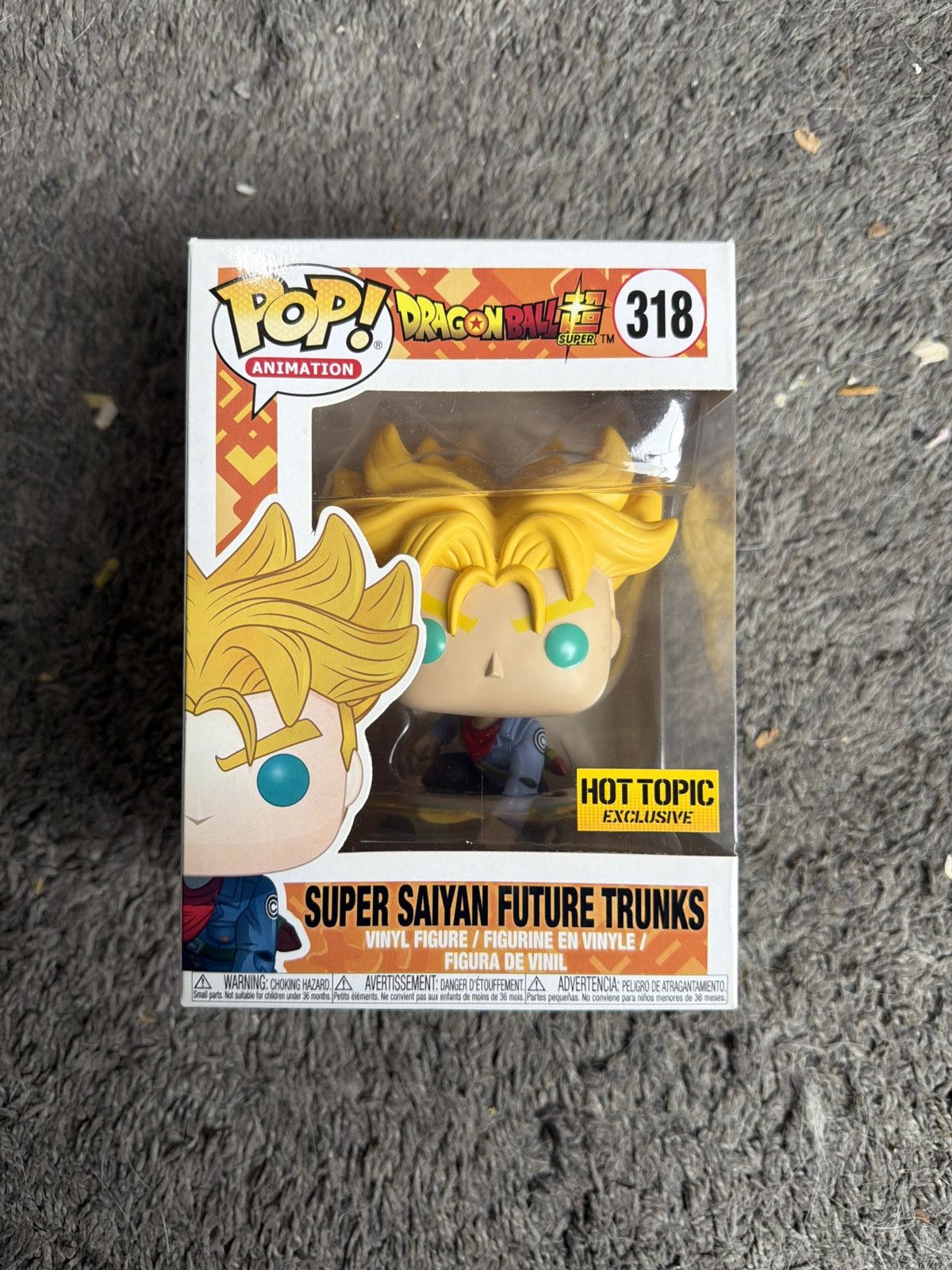 Hot Topic Funko Pop! Super Saiyan Future Trunks Vinyl Figure Size ONE SIZE - 1 Thumbnail