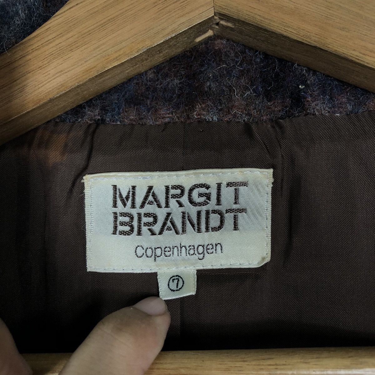 Japanese Brand Vintage Wool Jacket Double Breast Margit Brandt IsseyMiyake Size US M / EU 48-50 / 2 - 17 Thumbnail