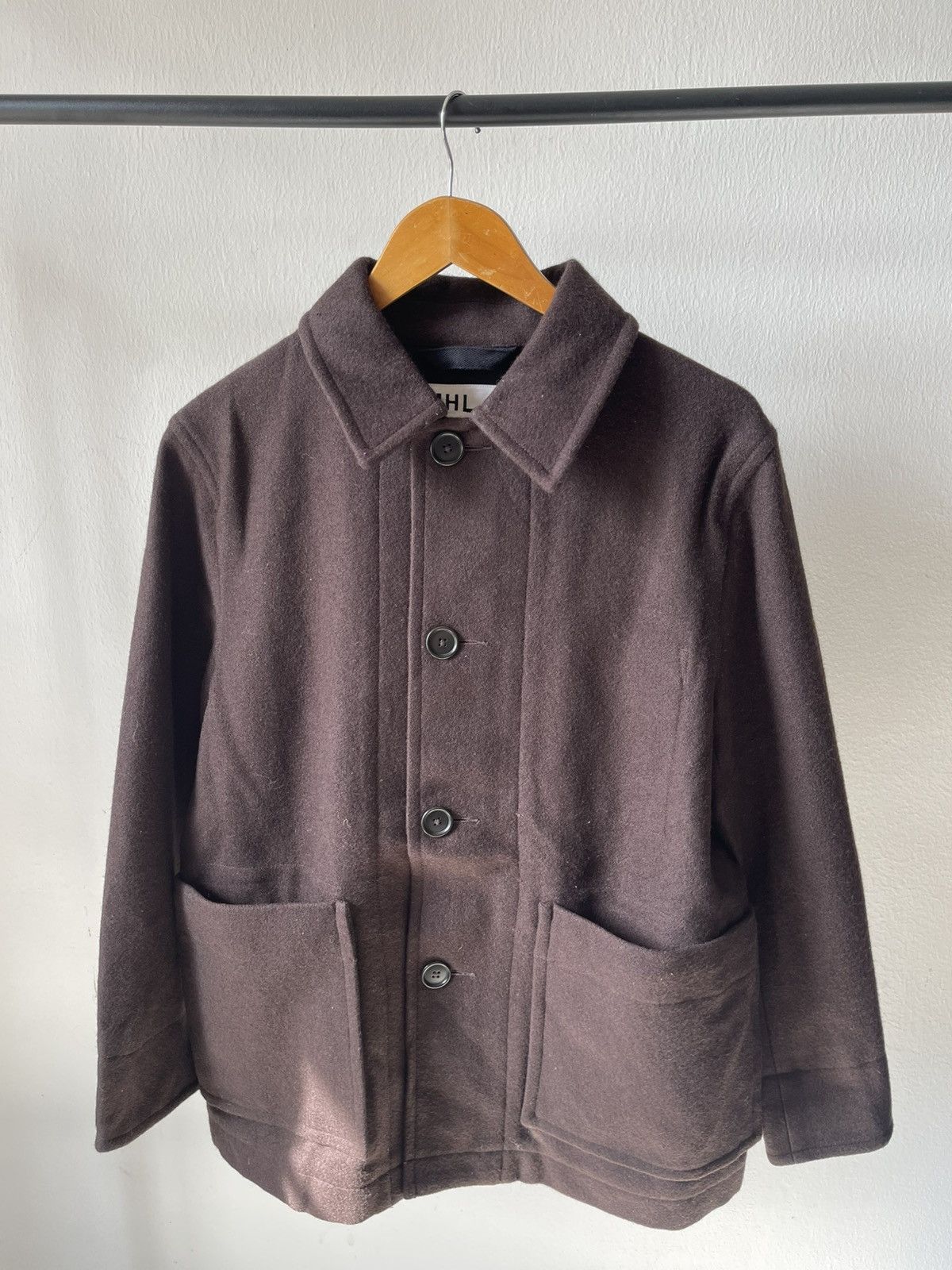 Margaret Howell Margaret Howell Wool coat Jacket 97 Size US L / EU 52-54 / 3 - 2 Thumbnail
