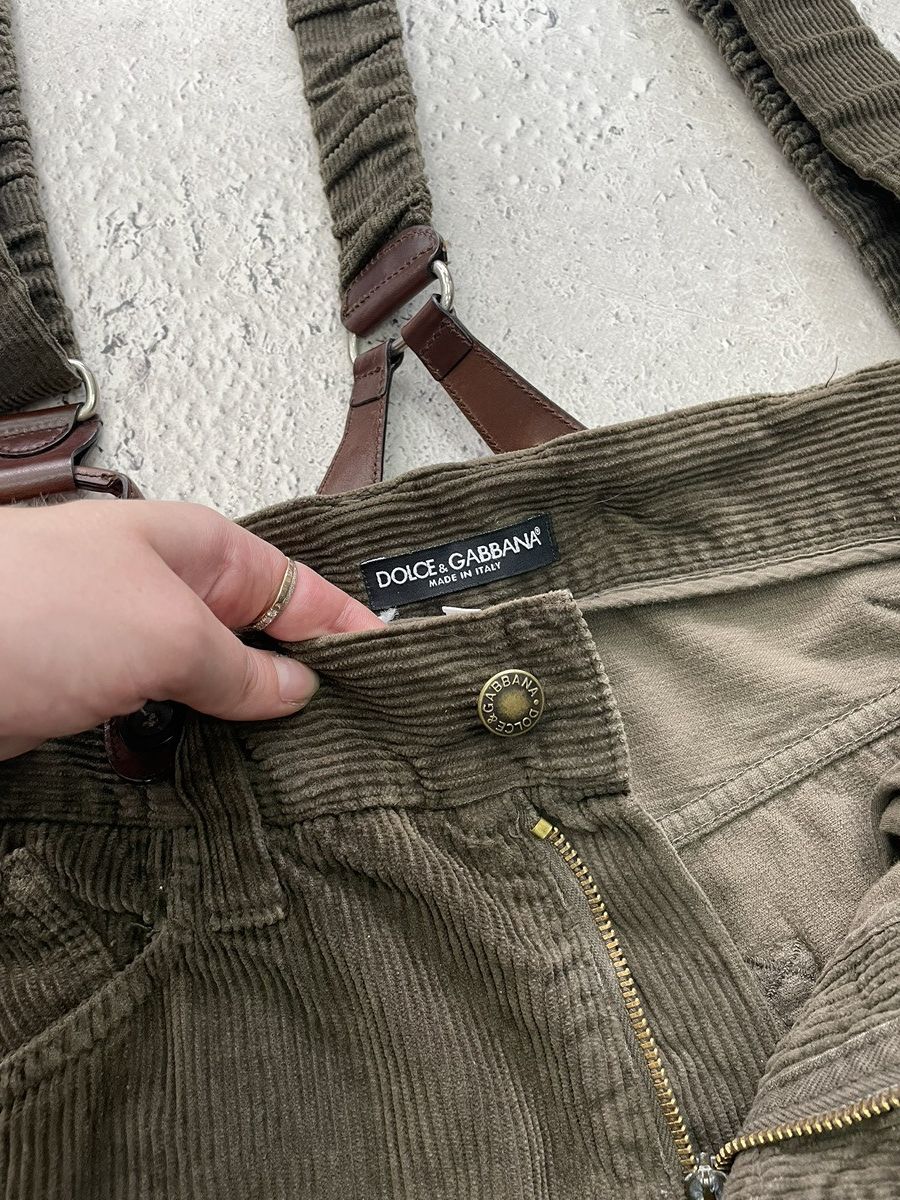 Dolce & Gabbana Dolce Gabbana corduroy velvet retro hype pants FW 2005 Size US 32 / EU 48 - 5 Thumbnail