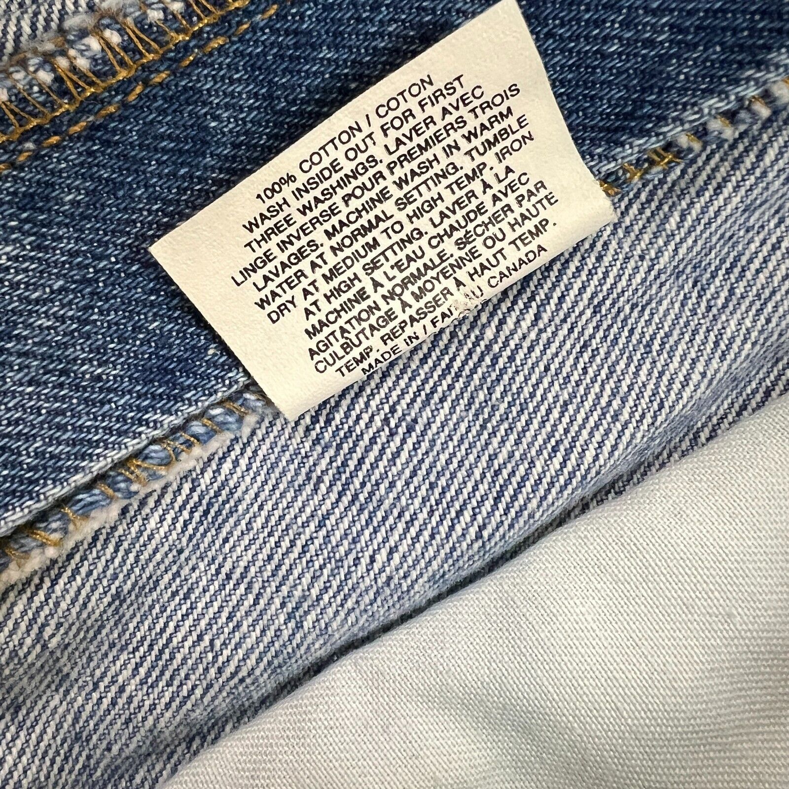 Levi's × Vintage Vintage Levi's 631 Jeans 30x34 Slim Fit Orange Tab 90s Denim Size US 28 / EU 44 - 11 Thumbnail