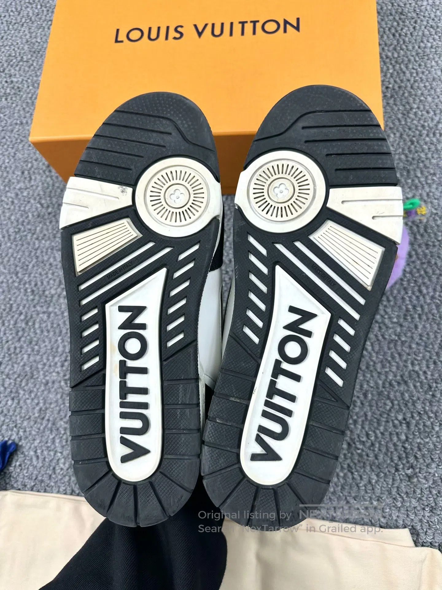 Louis Vuitton Louis Vuitton Black and White Panda Magic Tape Casual Snea Size US 9.5 / EU 42-43 - 5 Thumbnail
