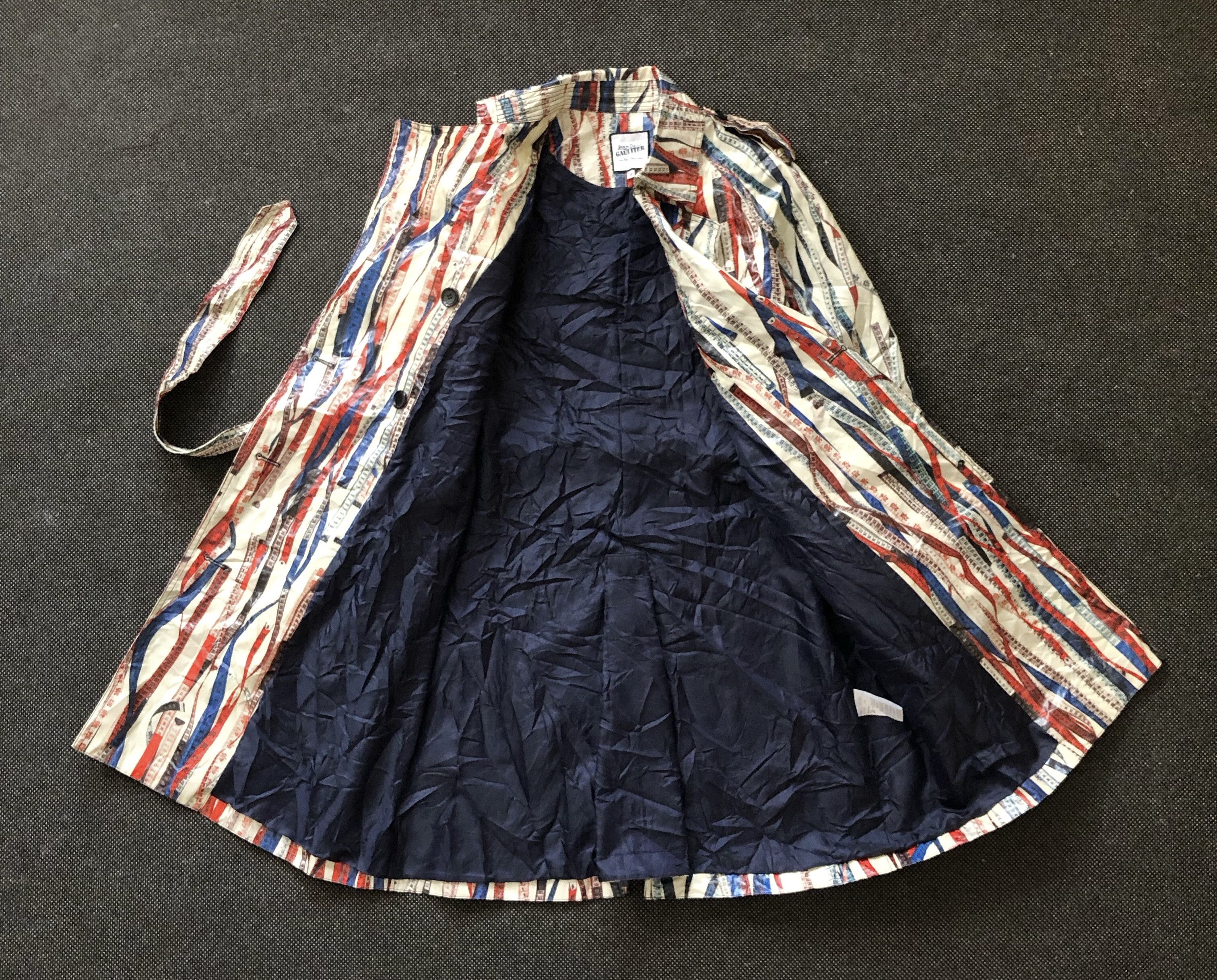 Jean Paul Gaultier RARE🔥FW2015 GAULTIER SEPT PREMIERES RULER TAPE TRENCH COAT Size M / US 6-8 / IT 42-44 - 17 Thumbnail