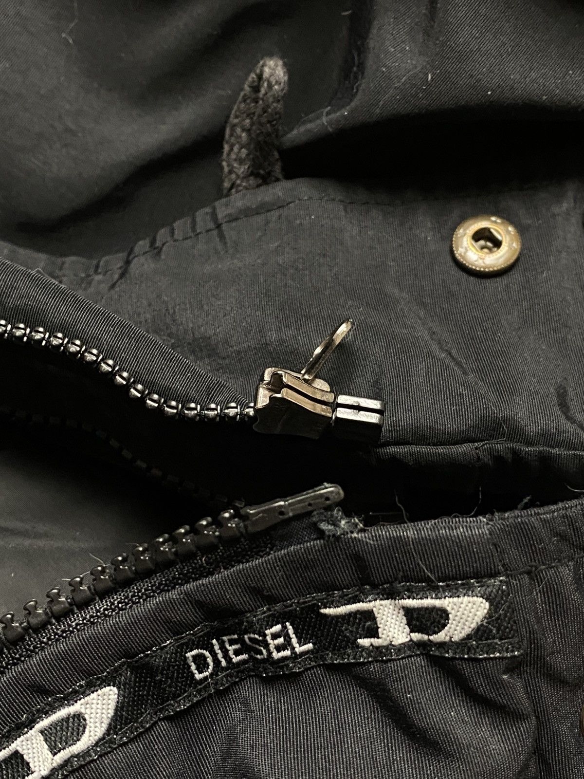 Diesel Vintage DIESEL Industry Jacket with Down Liner Size L Black Size US L / EU 52-54 / 3 - 20 Thumbnail