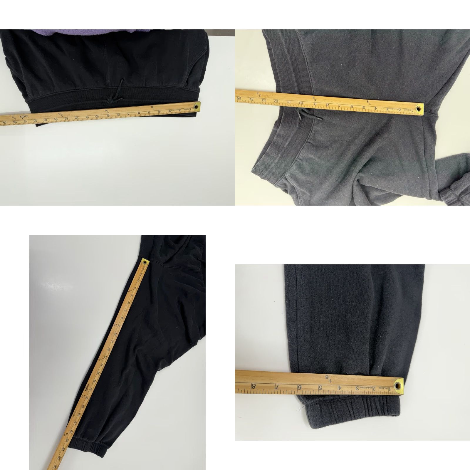 Vintage All In Motion Womens Sweatpants Jogger Black Size L Drawstring Pocketed Comfort Casual Size 36" / US 14 / IT 50 - 8 Thumbnail