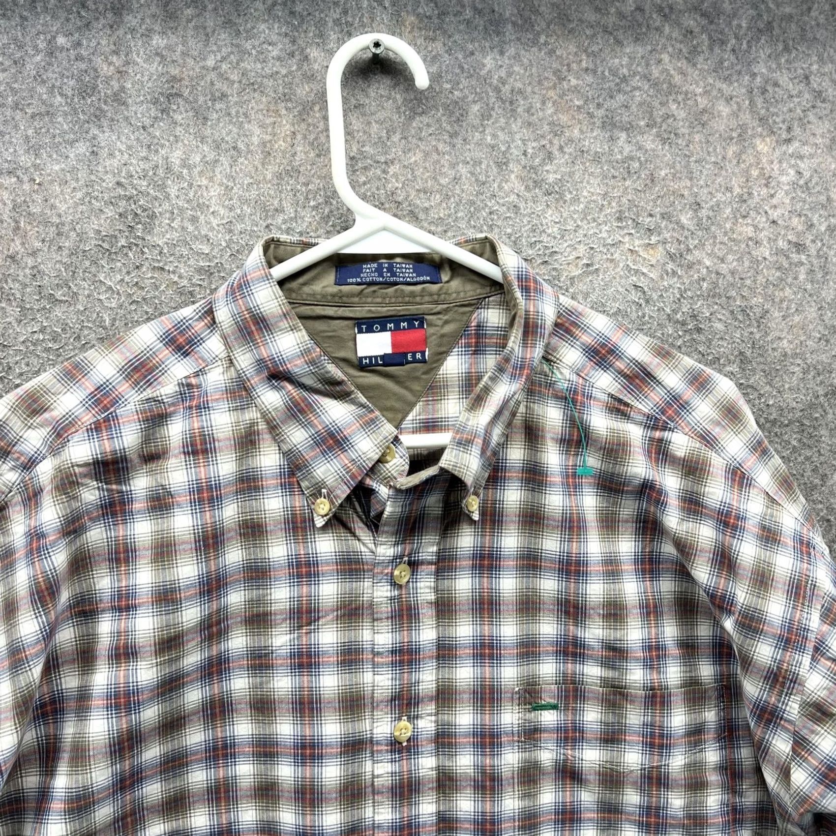 Tommy Hilfiger Tommy Hilfiger Shirt Mens XL Multicolor Plaid Long Sleeve Button Front Cotton Size US XL / EU 56 / 4 - 6 Thumbnail