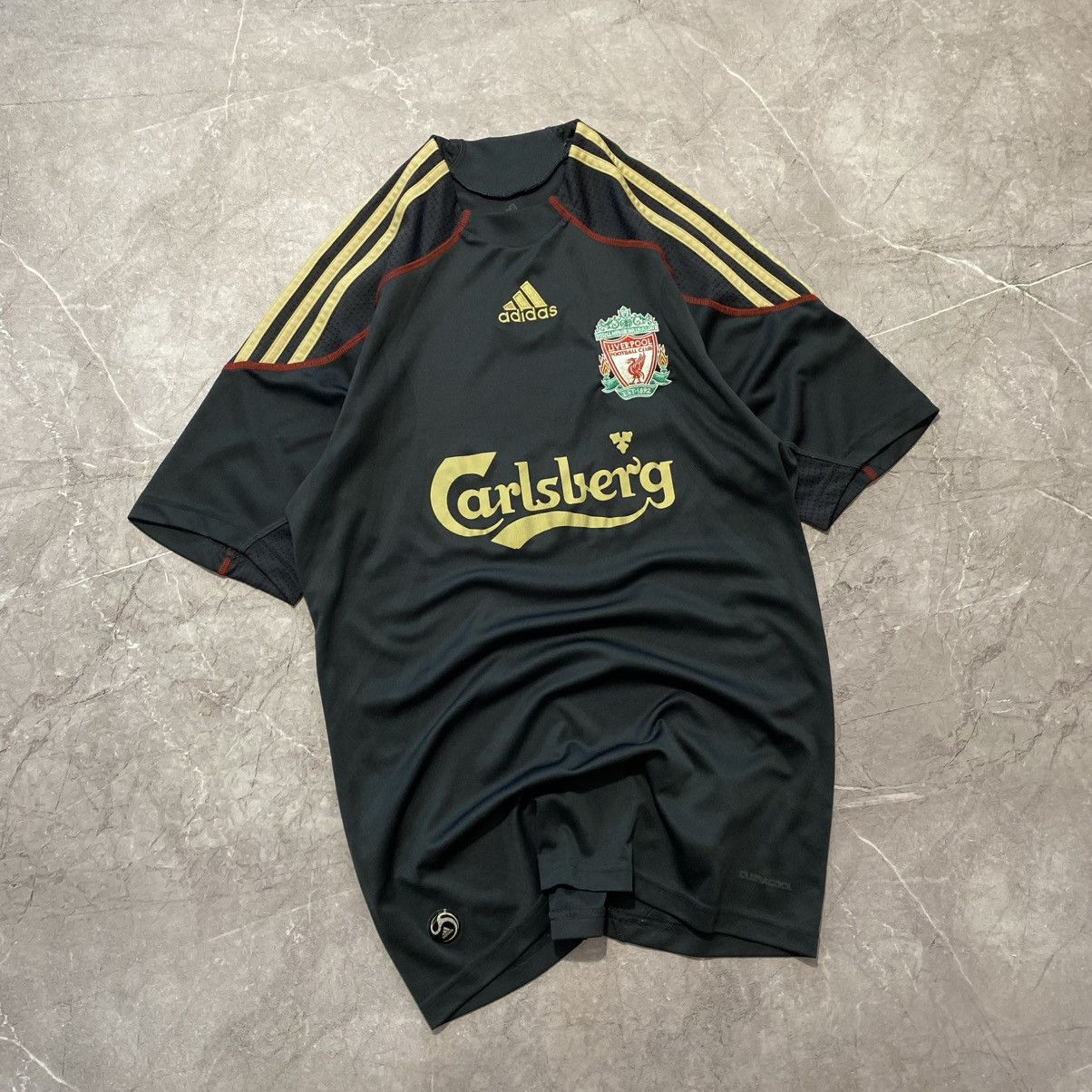 Adidas × Vintage VINTAGE ADIDAS TEE SOCCER JERSEY CARLSBERG 00s Size US S / EU 44-46 / 1 - 1 Thumbnail