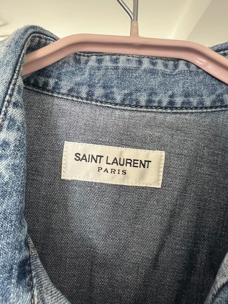 Saint Laurent Paris Saint Laurent ParisDenim shirt 2504-Nextarrow Size US M / EU 48-50 / 2 - 2 Thumbnail