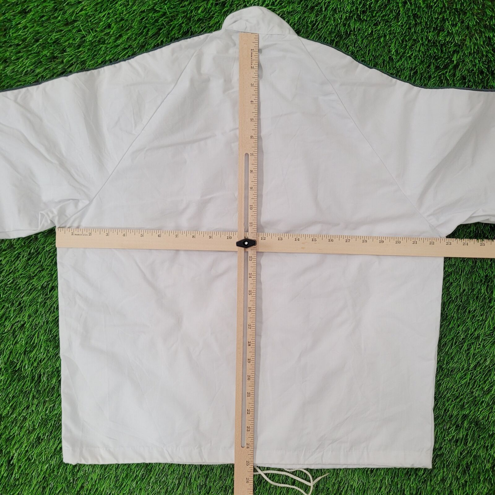 Swingster VTG 80s Swingster Harvestore Jacket Medium 23x25 Baggy White Size US M / EU 48-50 / 2 - 5 Thumbnail