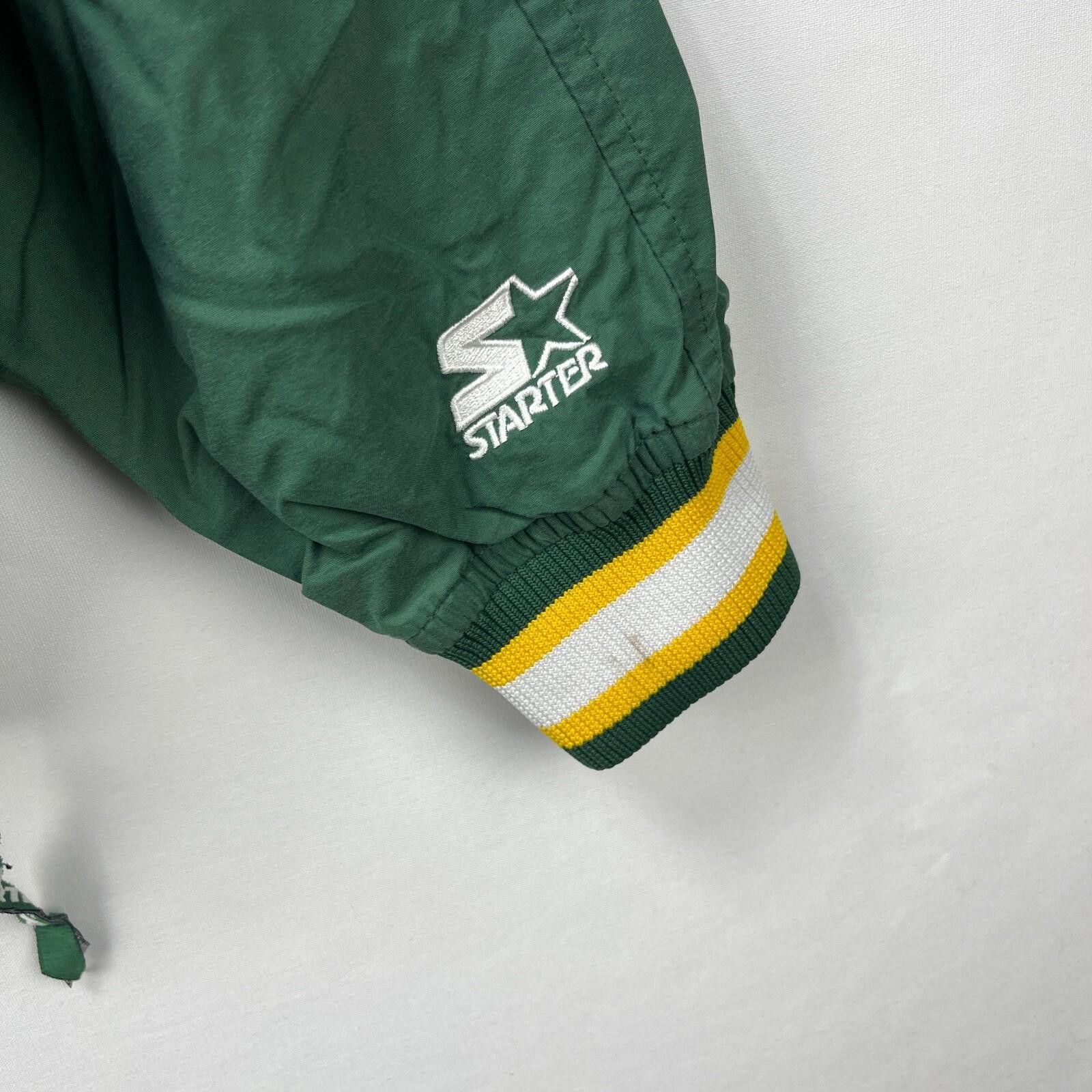 Starter Vintage 90s Green Bay Packers Starter Pullover Jacket XL NFL Size US XL / EU 56 / 4 - 8 Thumbnail