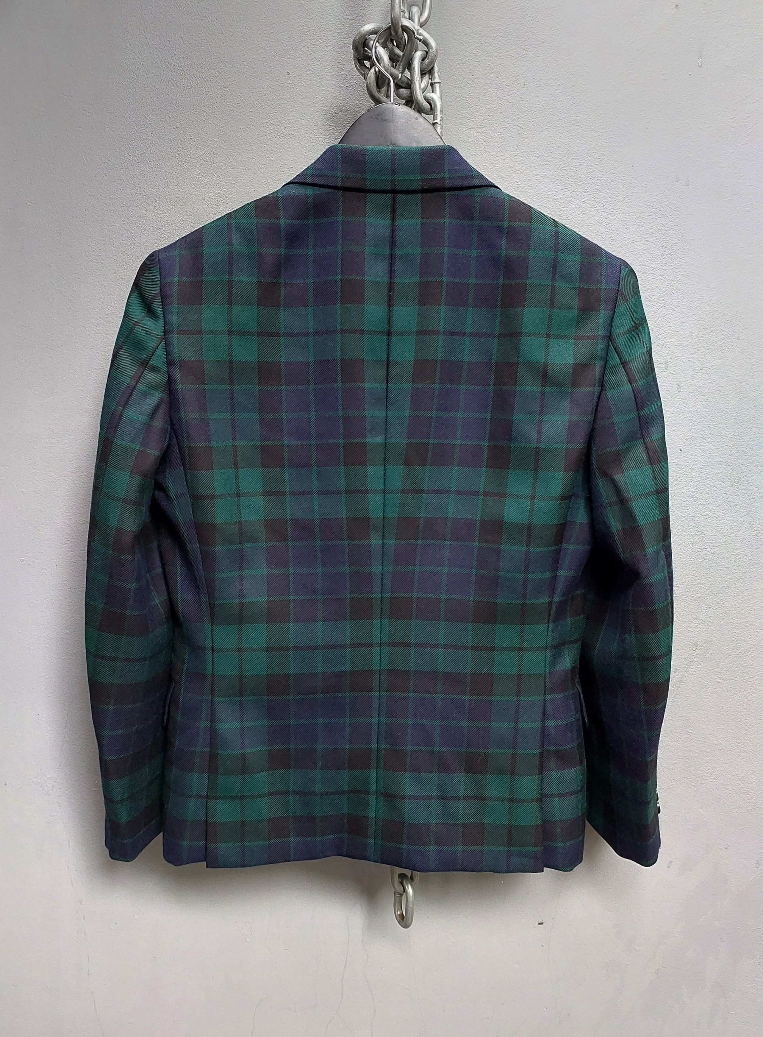 Comme des Garcons Comme des Garcons Flannel One-Button Jacket Size 36S - 3 Thumbnail