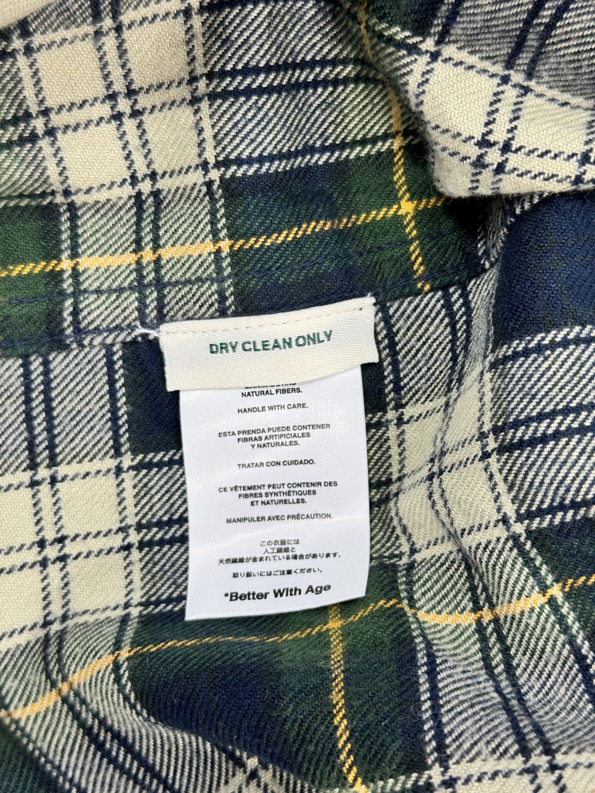 Better With Age MUIR REPAIR FLANNEL OVERSIZED SHIRT Size US L / EU 52-54 / 3 - 9 Thumbnail