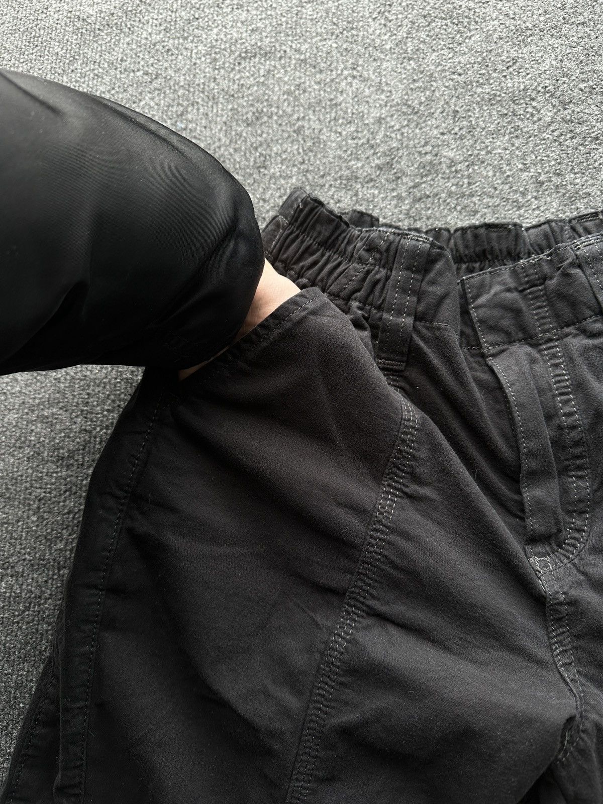 Other 🚨 RARE BLACK CARGO MULTIPOCKET WOMEN PANTS Size 28" / US 6 / IT 42 - 10 Thumbnail