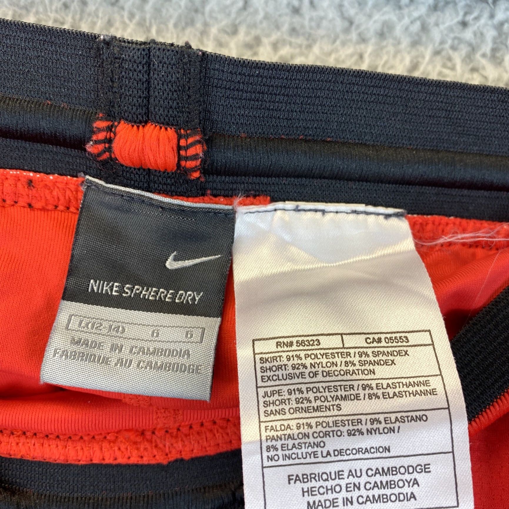 Nike Nike Women’s Athletic Skirt Skort Red Size L (12-14) Athletic Tennis 73-26 Comfort Size 36" / US 14 / IT 50 - 8 Thumbnail