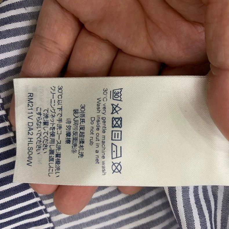 Louis Vuitton Blue Striped Tie -2505 Size US M / EU 48-50 / 2 - 8 Thumbnail