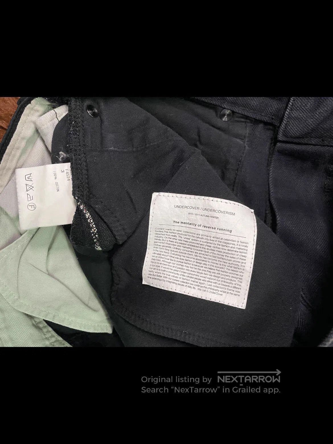 Undercover Sz 3 Undercover 10AW Denim Joint Cargo. Size US 31 - 3 Thumbnail