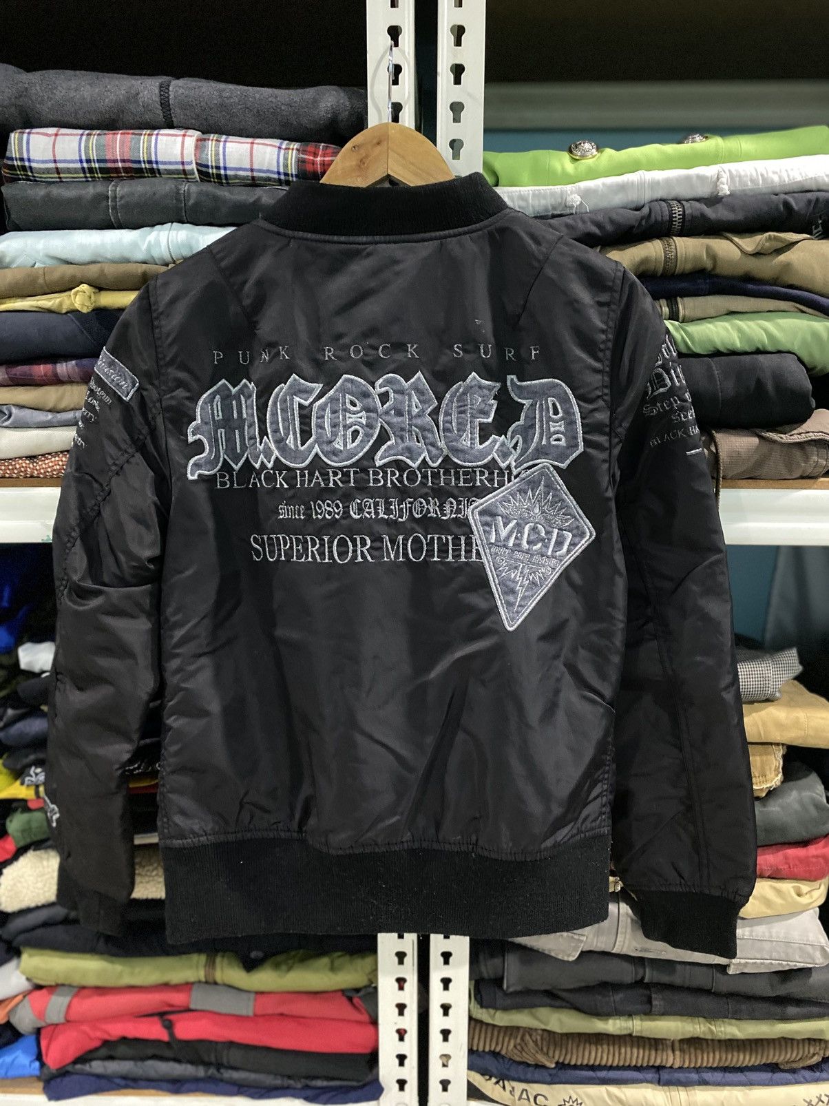 Seditionaries More Core Division Anarchy Embroidery Logo Bomber Jacket Size US S / EU 44-46 / 1 - 1 Thumbnail