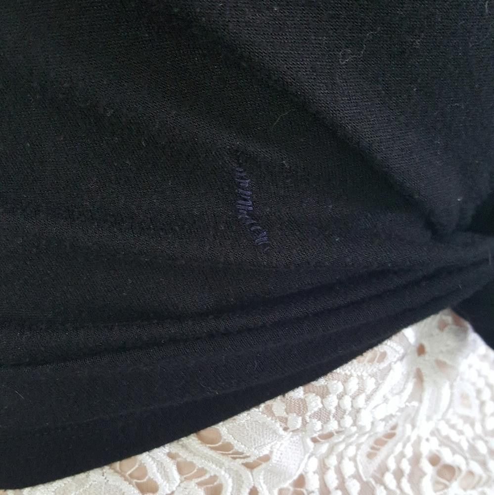 Designer Black Flawed Melville Short Sleeve Size ONE SIZE - 3 Thumbnail