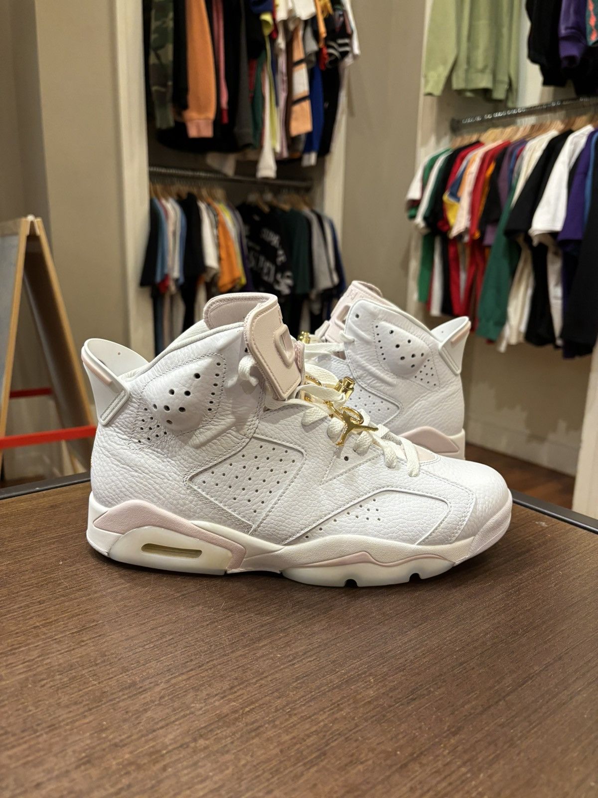 Nike Jordan 6 Retro Gold Hoops (Women