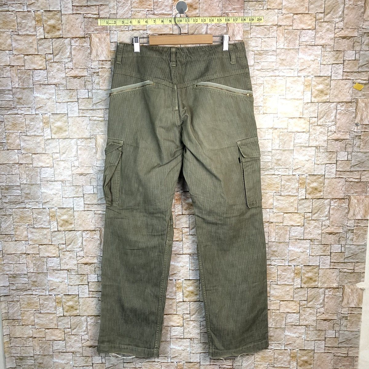 If Six Was Nine Nine Blocks faded utility Cargo Multipocket Pants #A813 Size US 32 / EU 48 - 16 Thumbnail