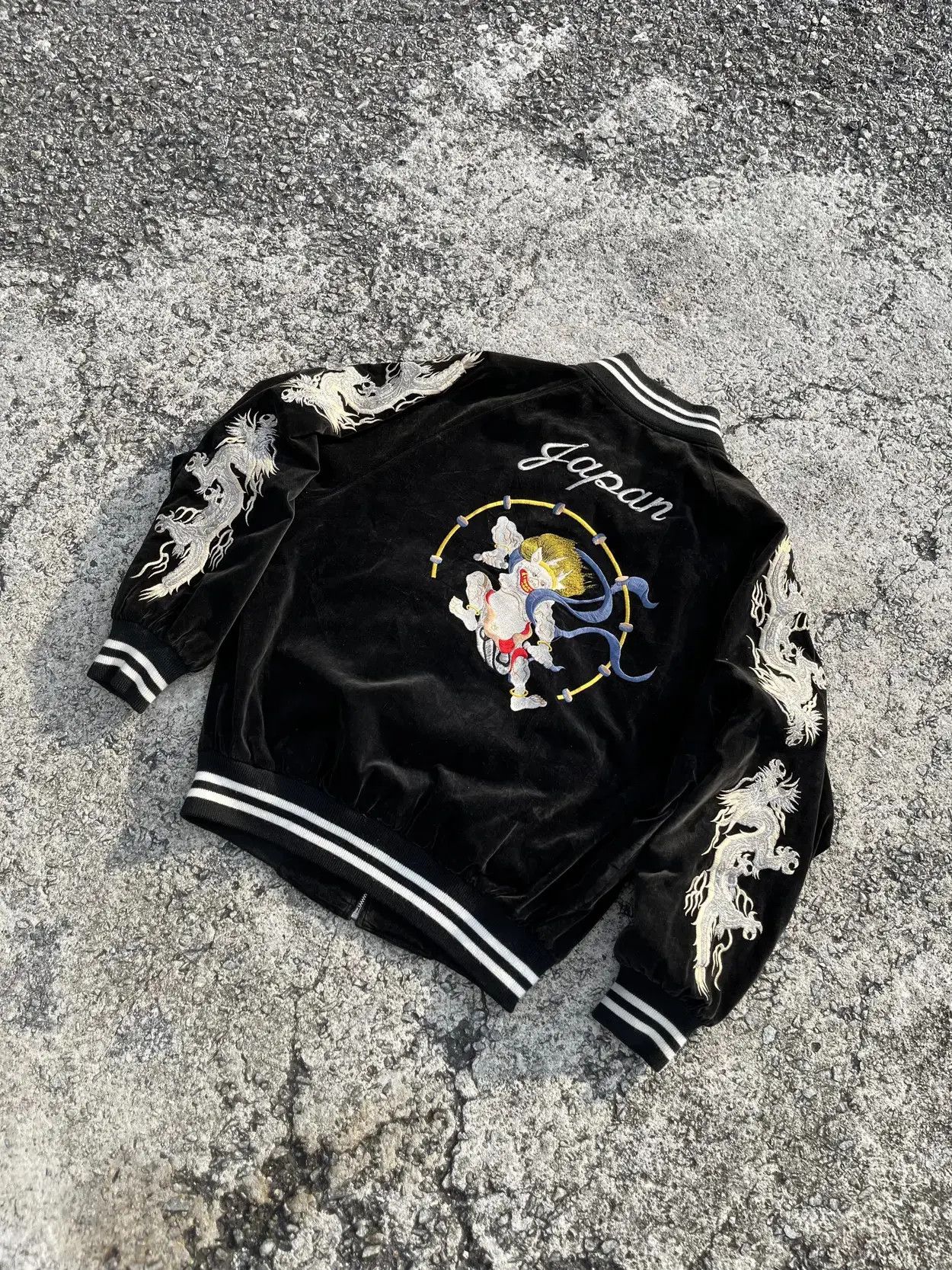 Japanese Brand Sukajan Genkai Embroidery Jacket Size US L / EU 52-54 / 3 - 3 Thumbnail