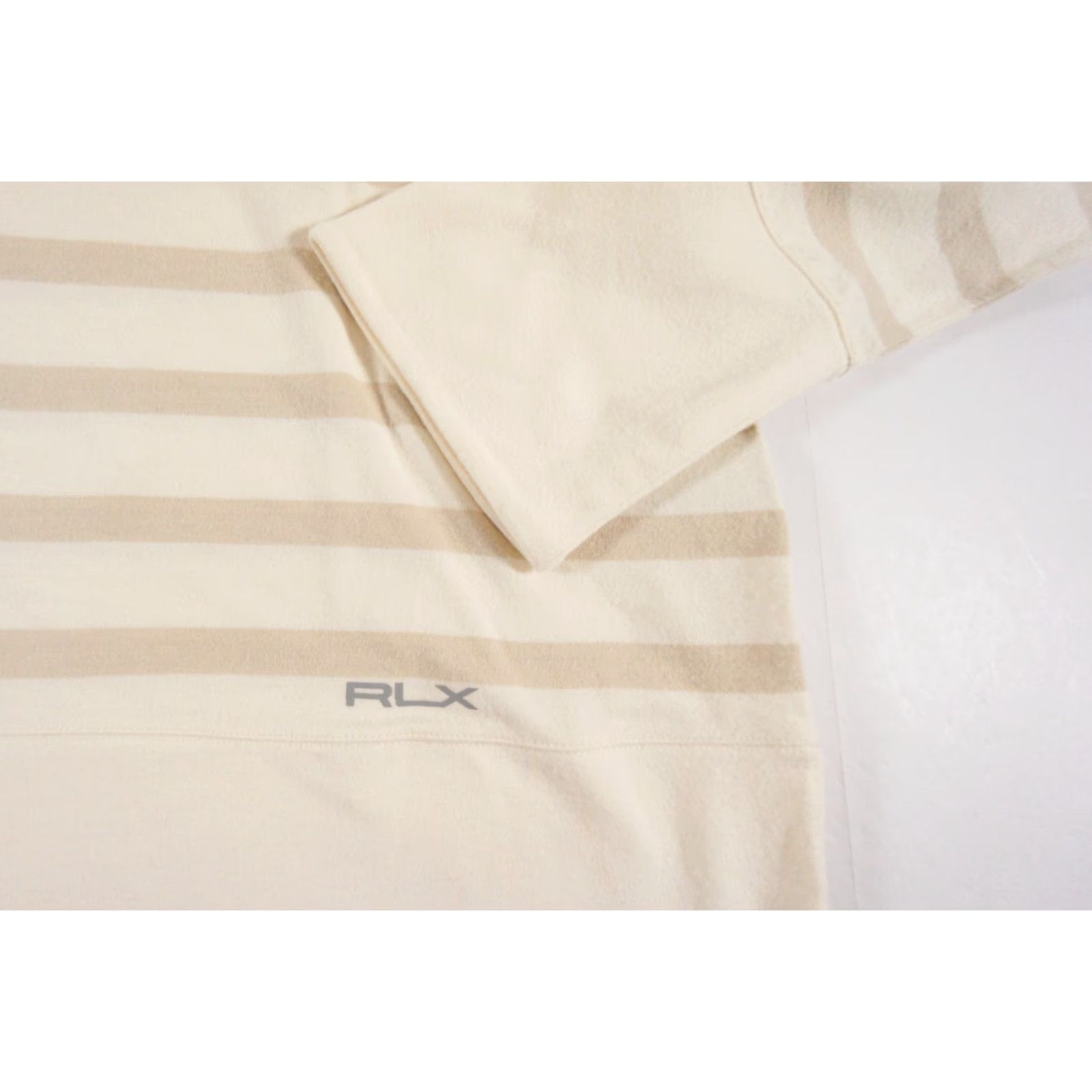 RLX Ralph Lauren VINTAGE Ralph Lauren RLX Women's Sweater Pullover Long Sleeve Turtleneck Casual Adult Medium Beige All Seasons Size M / US 6-8 / IT 42-44 - 4 Thumbnail